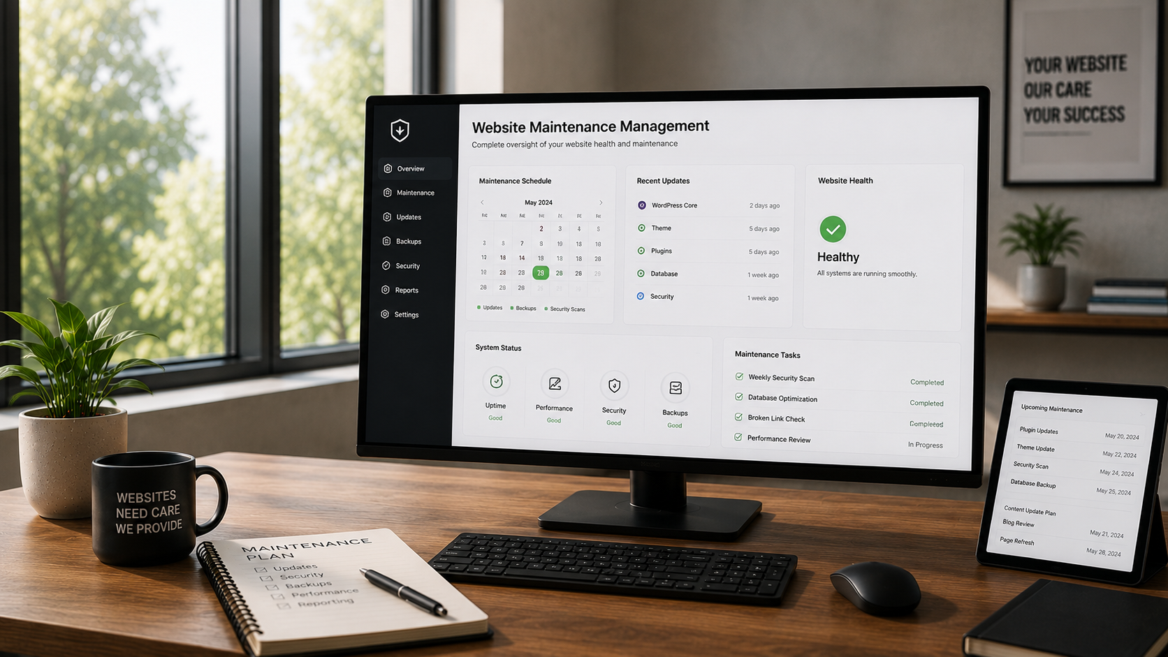 Complete Website Maintenance Management