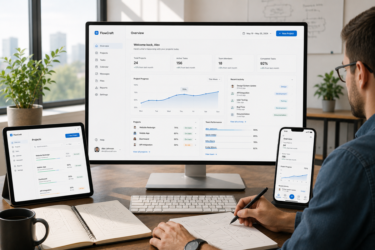Responsive Design for UI & UX