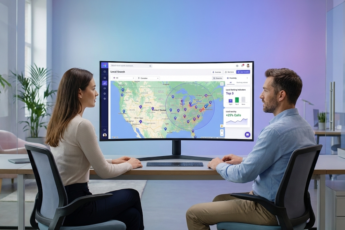 Local seo service delivered by a trusted local seo company to improve map visibility and location-based lead generation