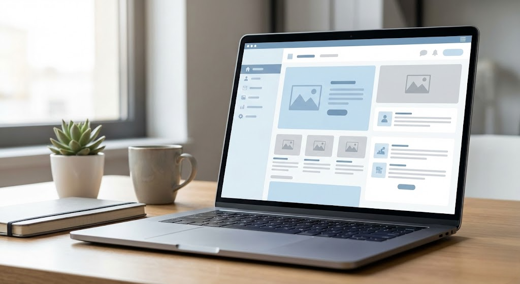 Dashboard interfaces created by web developer near me for effective management of content and websites