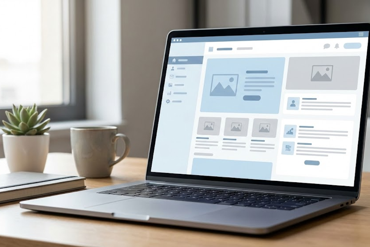 Dashboard interfaces created by web developer near me for effective management of content and websites