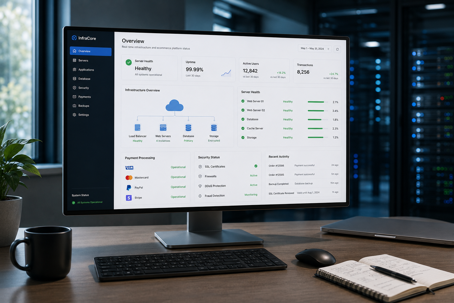 Secure and Scalable E-commerce Platforms