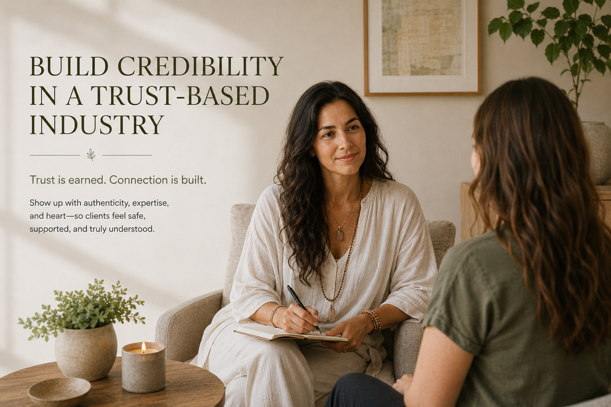 Build Credibility In A TrustBased Industry
