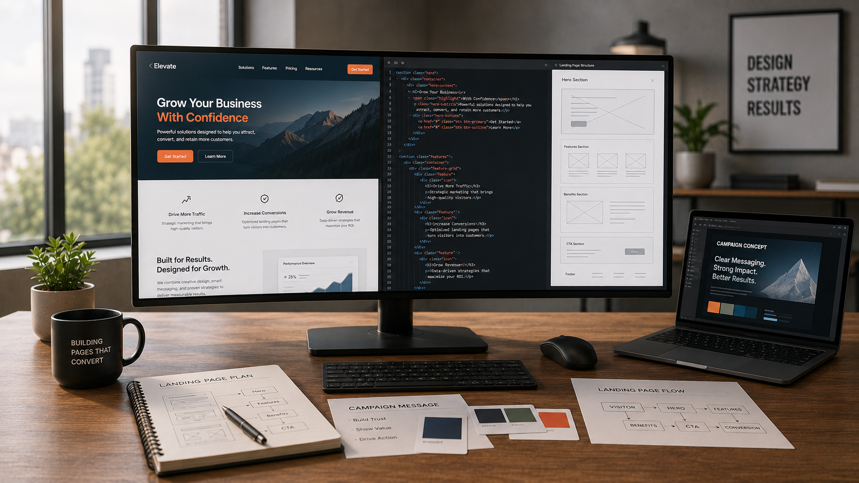 Custom Landing Page Development