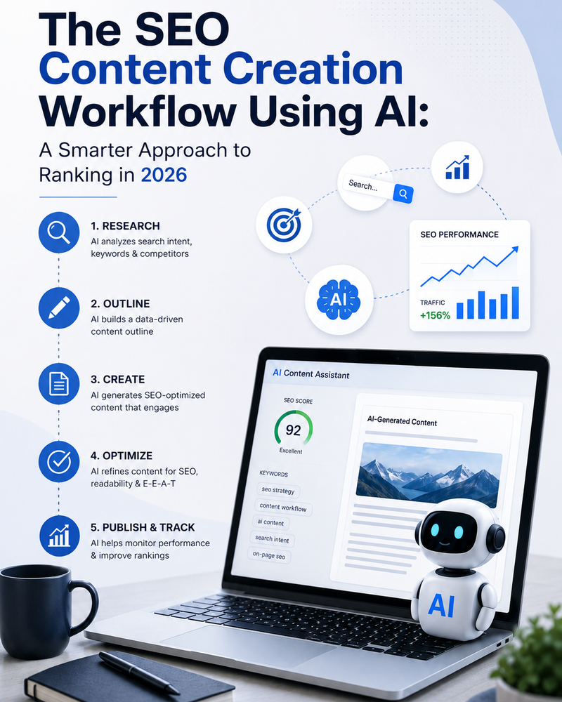 The SEO Content Creation Workflow Using AI: A Smarter Approach to Ranking in 2026