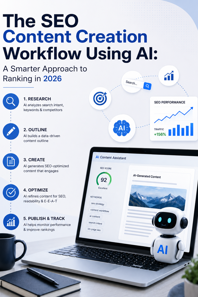 AI-powered SEO content creation workflow for modern marketers