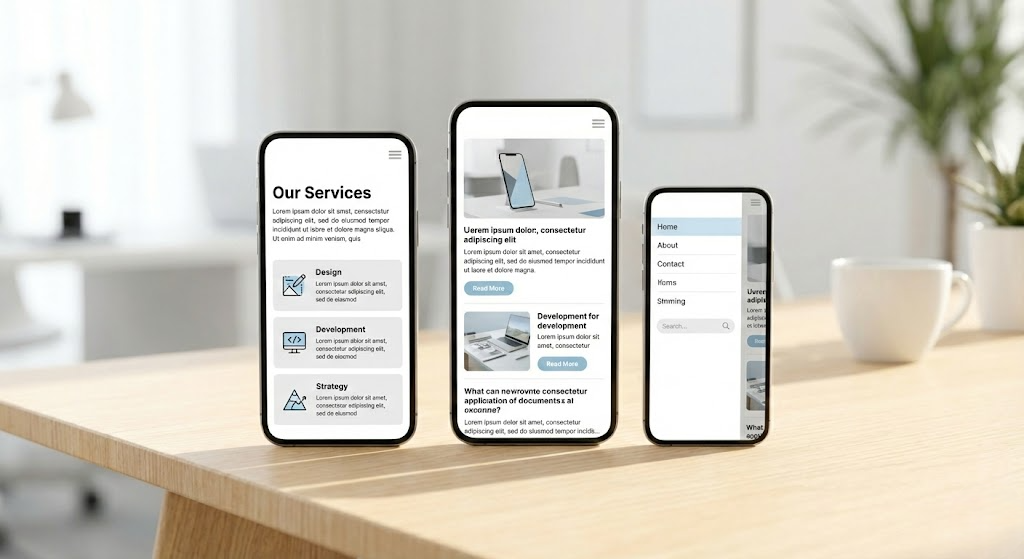 Mobile interface and custom web development services by expert web developers near me