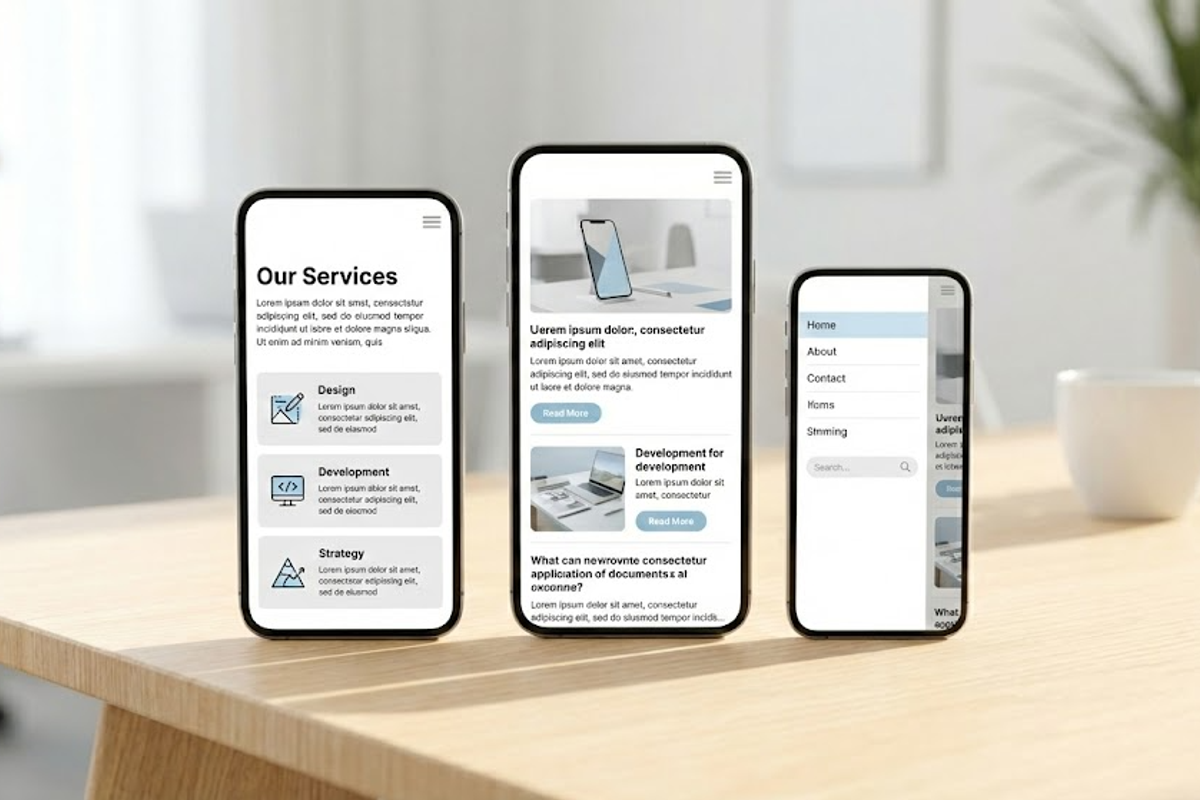 Mobile interface and custom web development services by expert web developers near me