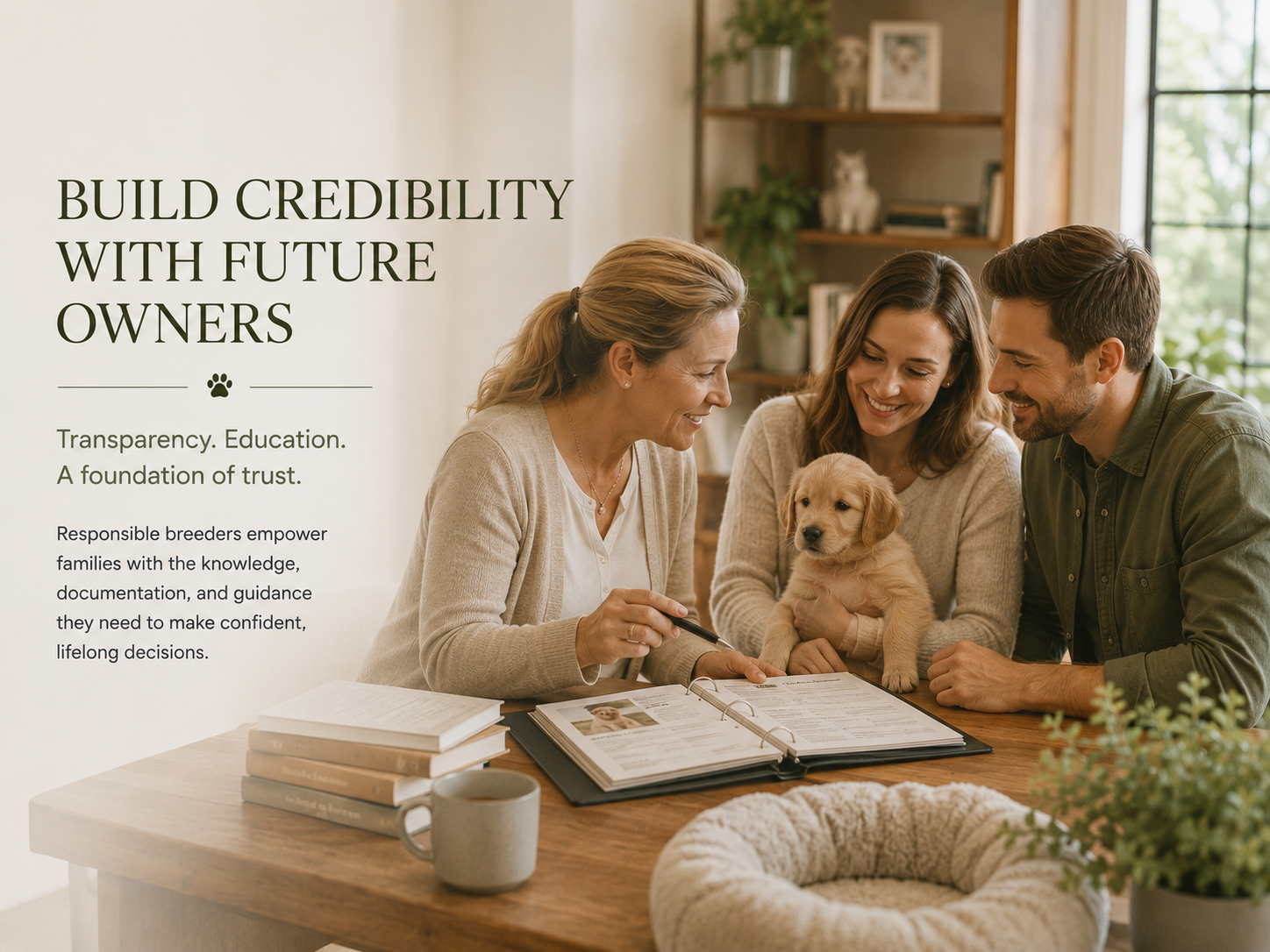 Building Trustworthiness For Future Owners