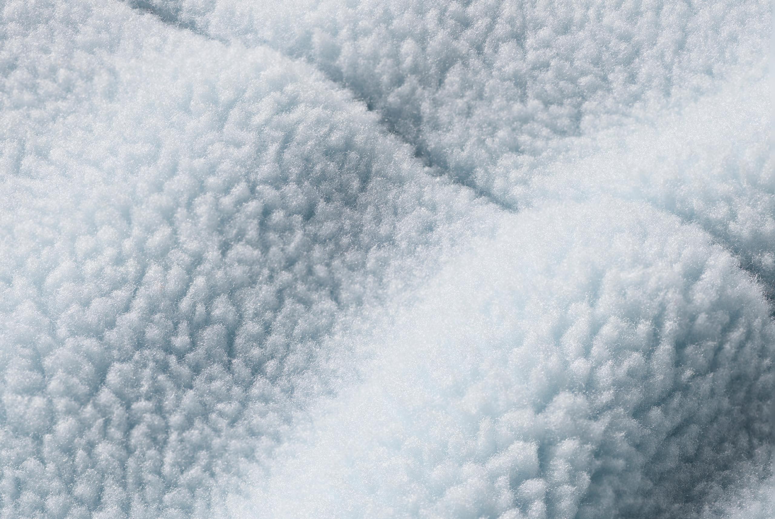 Macro detail of Terrain Fleece material