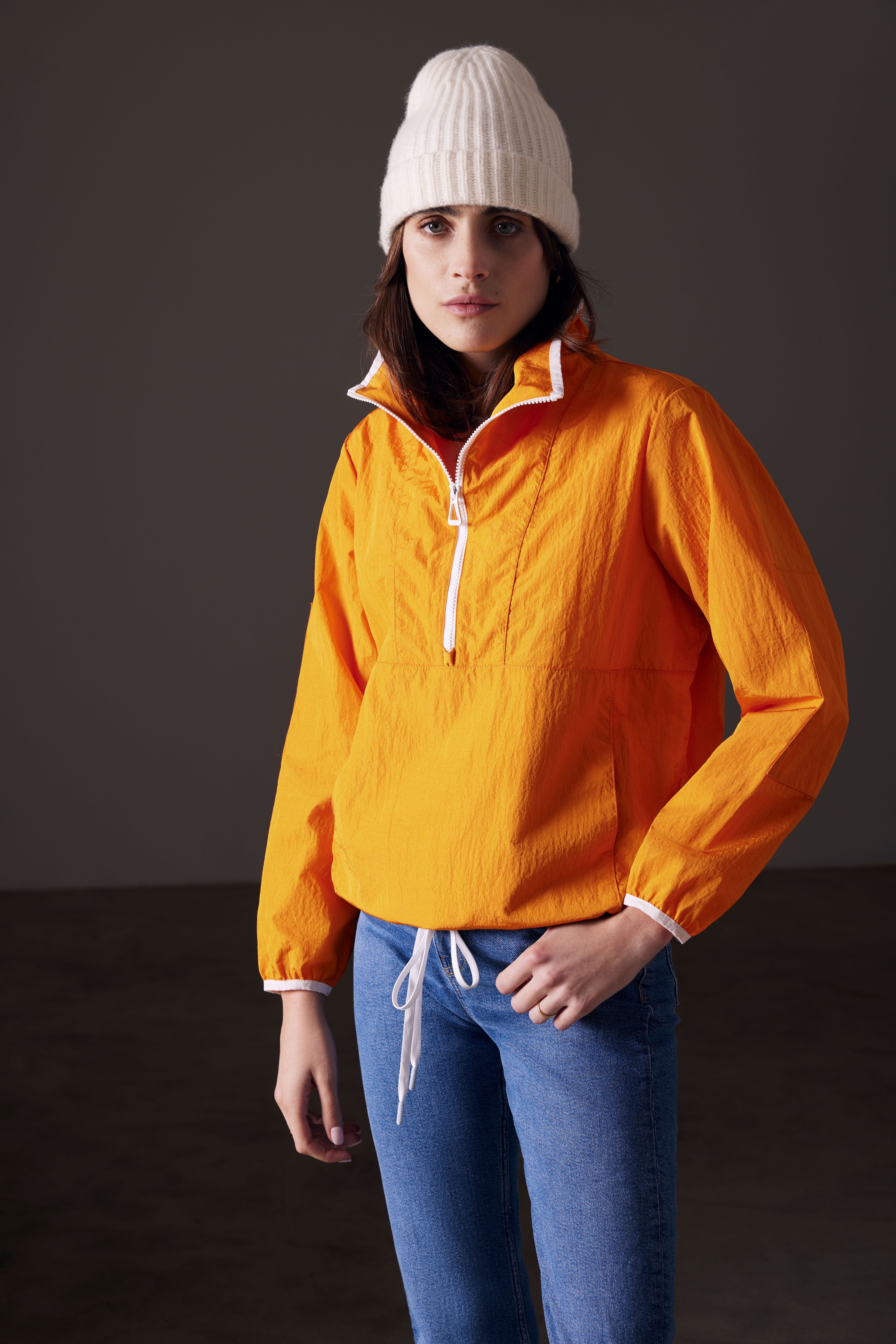 Topanga Lightweight Anorak - Midas Orange