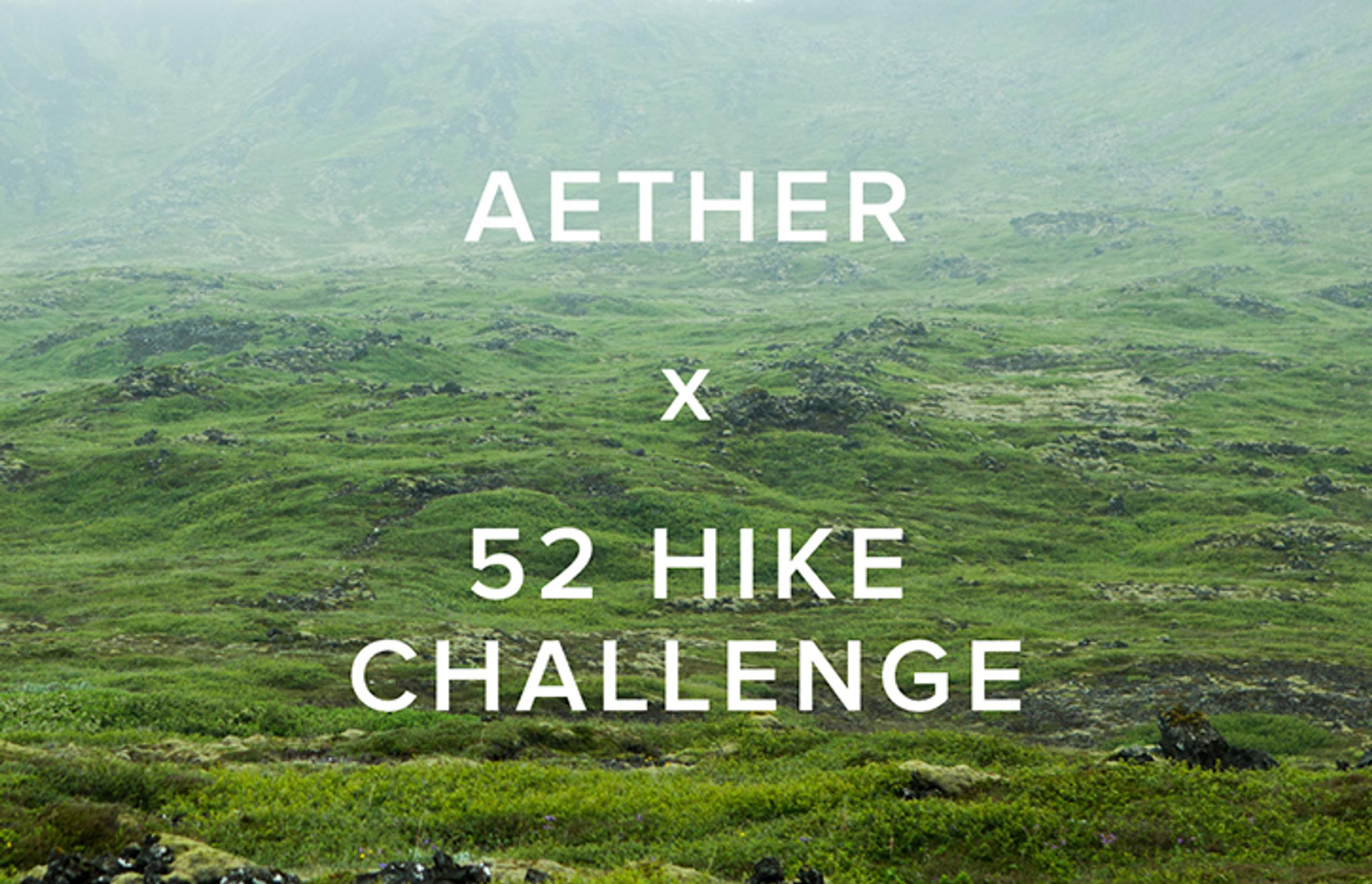 graphic reading aether x 52 hike challenge