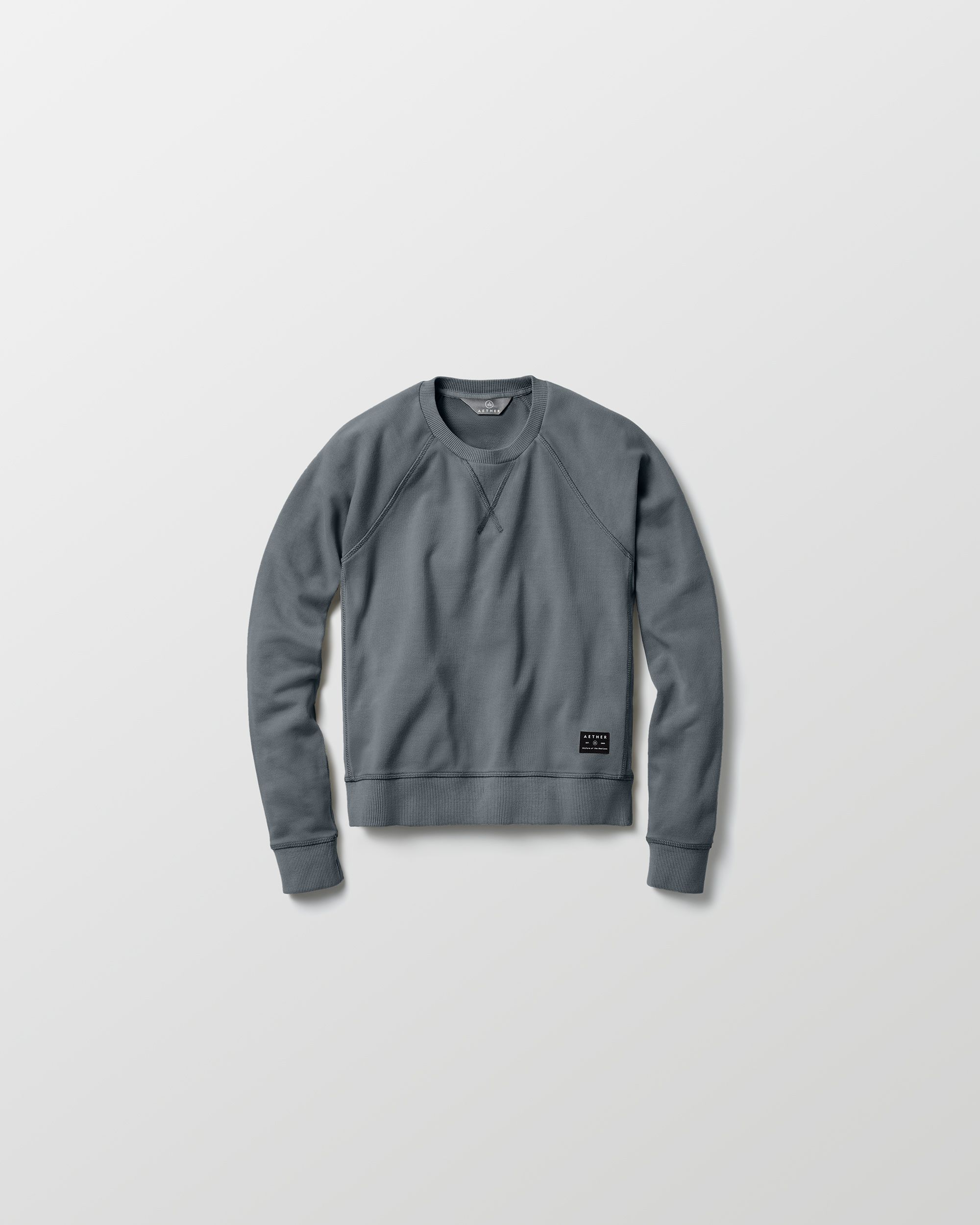 m.u CLASSY RAGLAN SWEAT ベージュ×ブラック Solstice Lightweight Raglan Pullover - Graphite