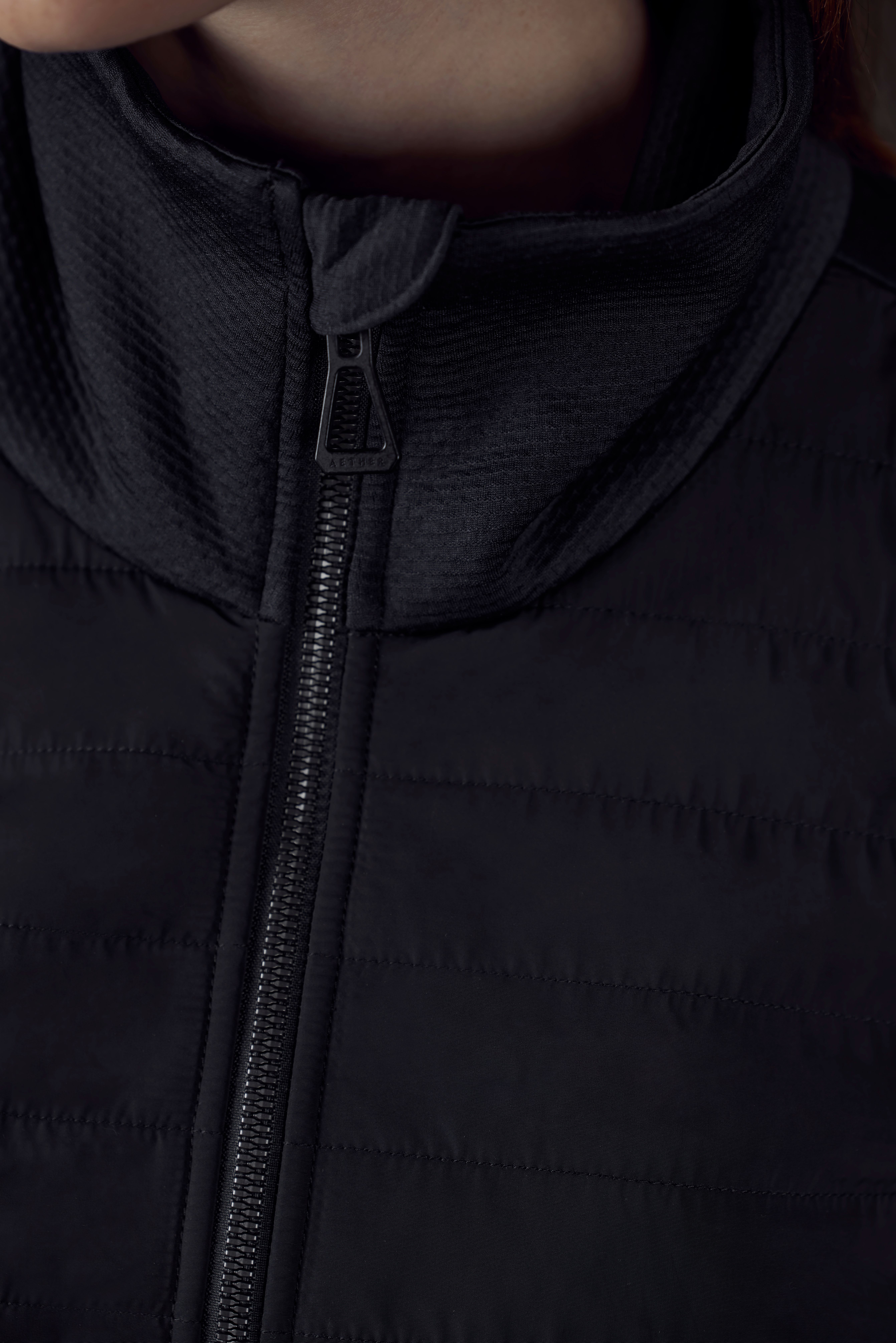 W Morgan Technical Full-Zip - Onyx Black