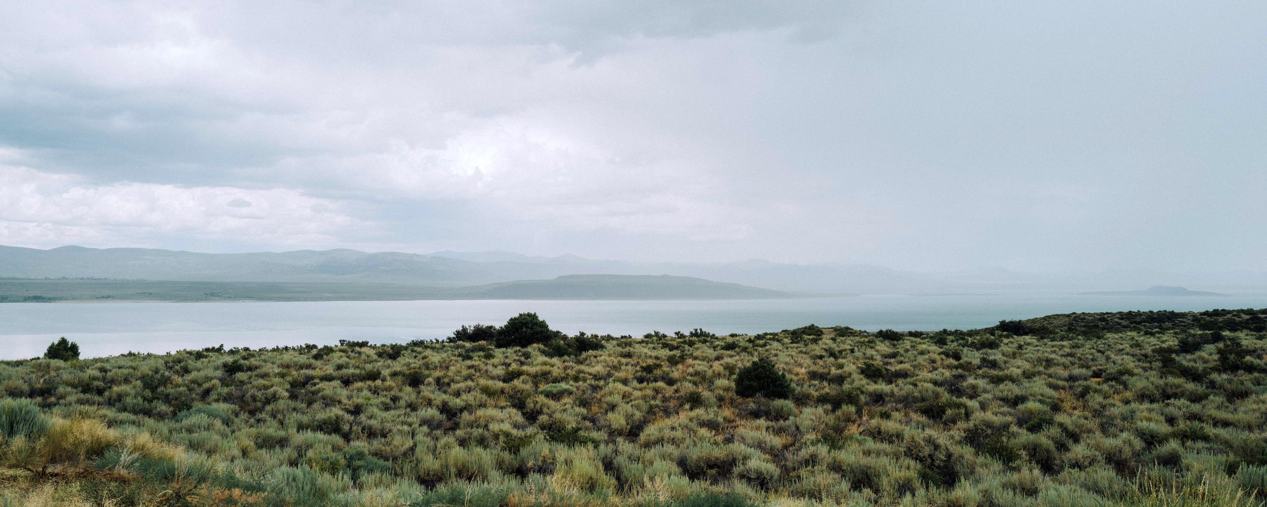 Landscape with lake in Sun Valley, Idaho