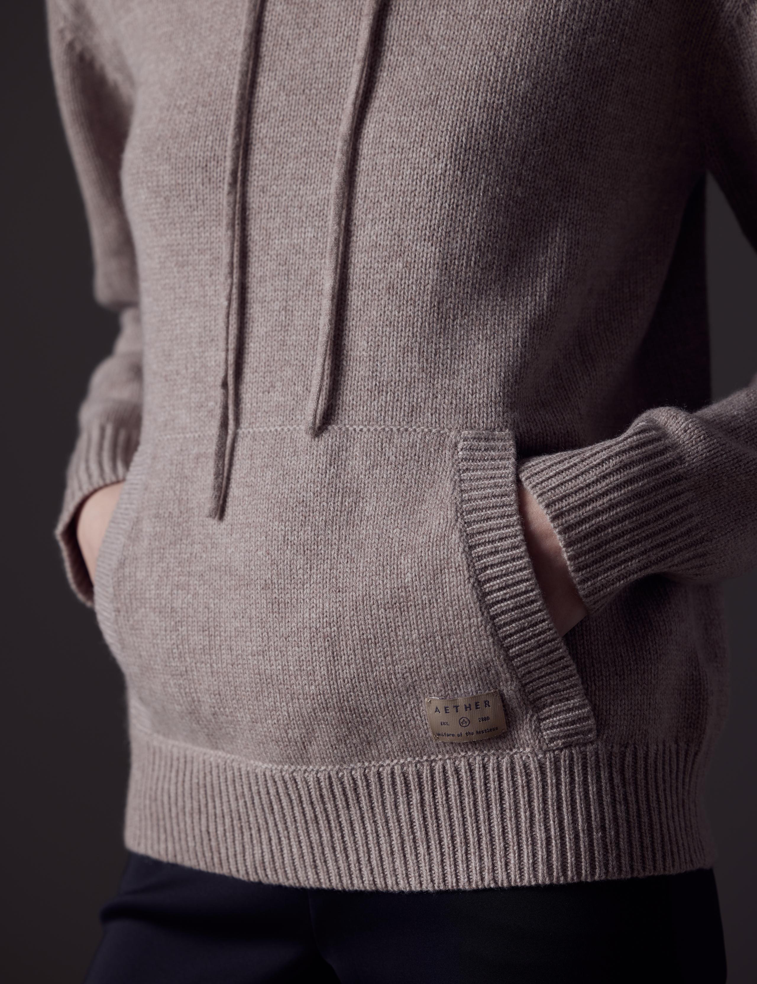 Ava Cashmere Hooded Sweater
