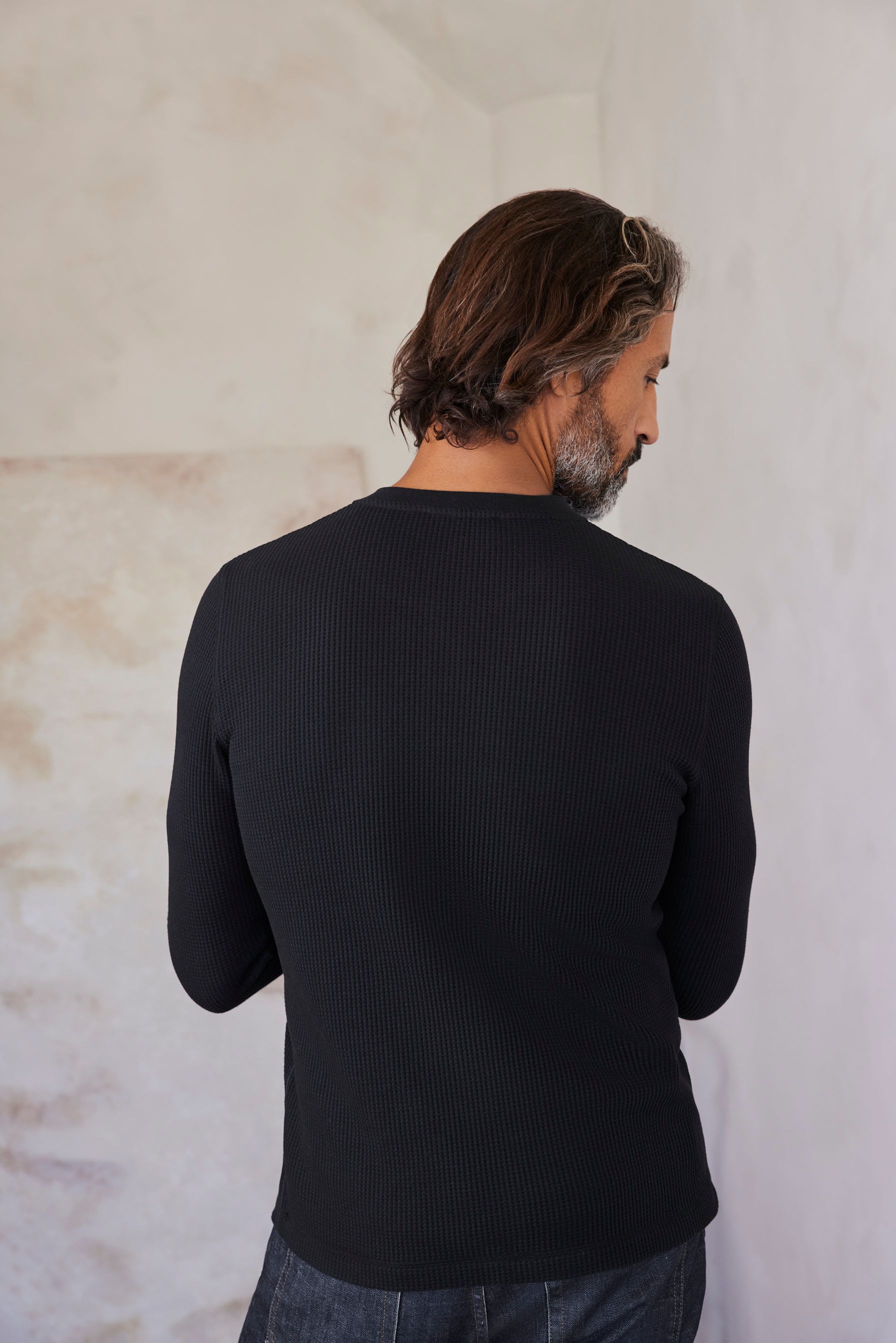 exodus (エクソダス) HEAVY WEIGHT WAFFLE HENLEY NECK SHIRTS