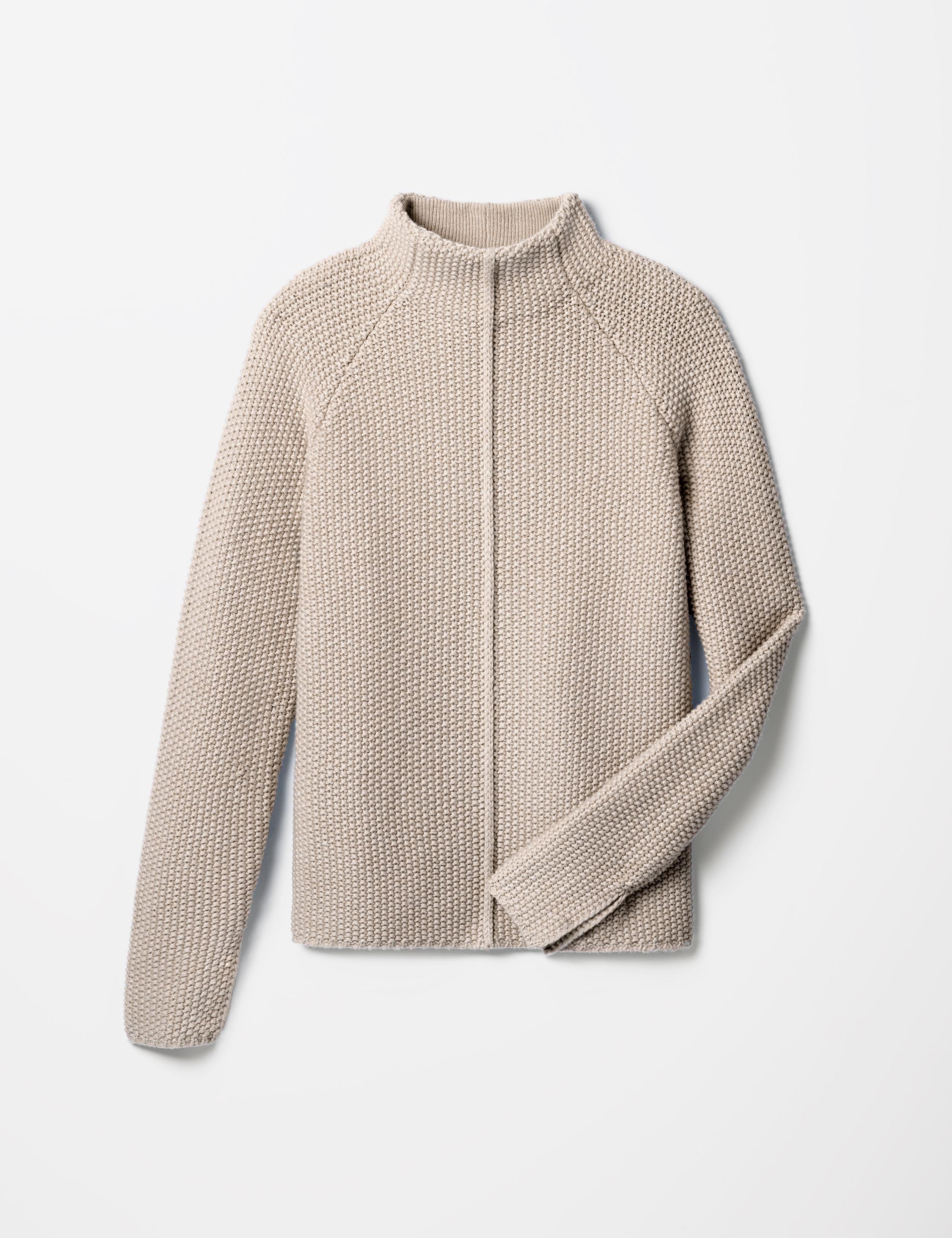 Studio laydown of Luxe Seamed Sweater