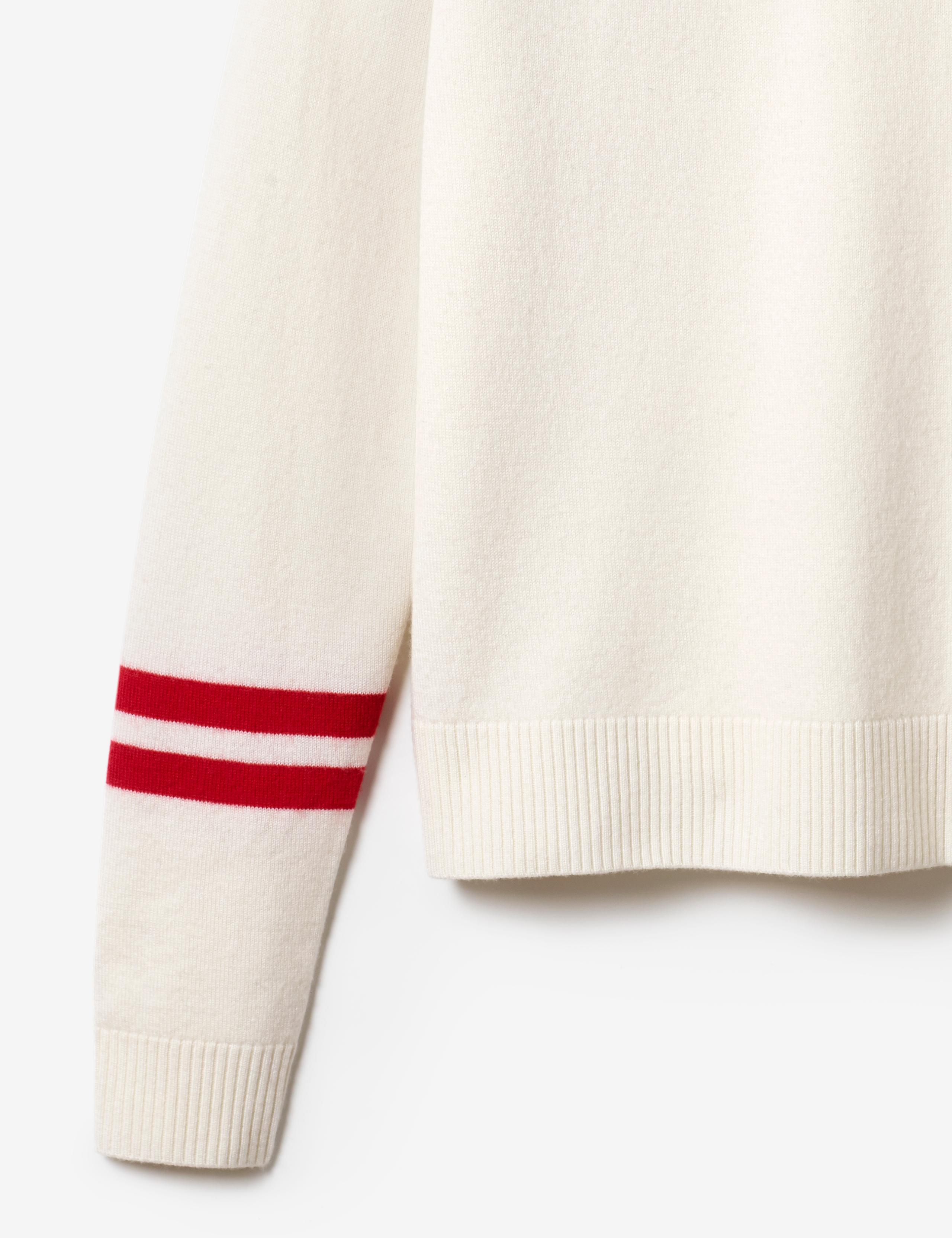 Detail of Racer Sweater