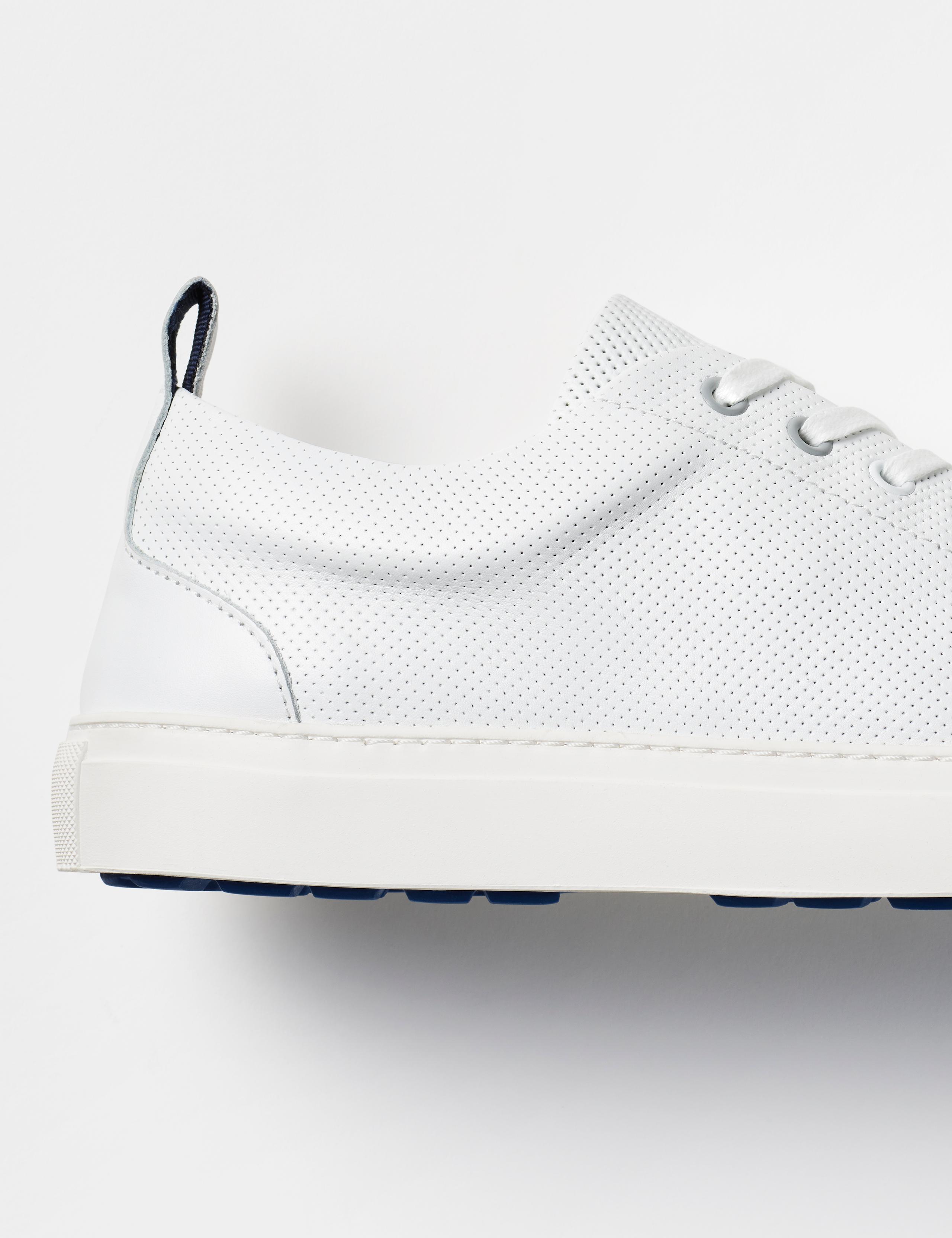Profile of white Dalton Low-Top Sneaker
