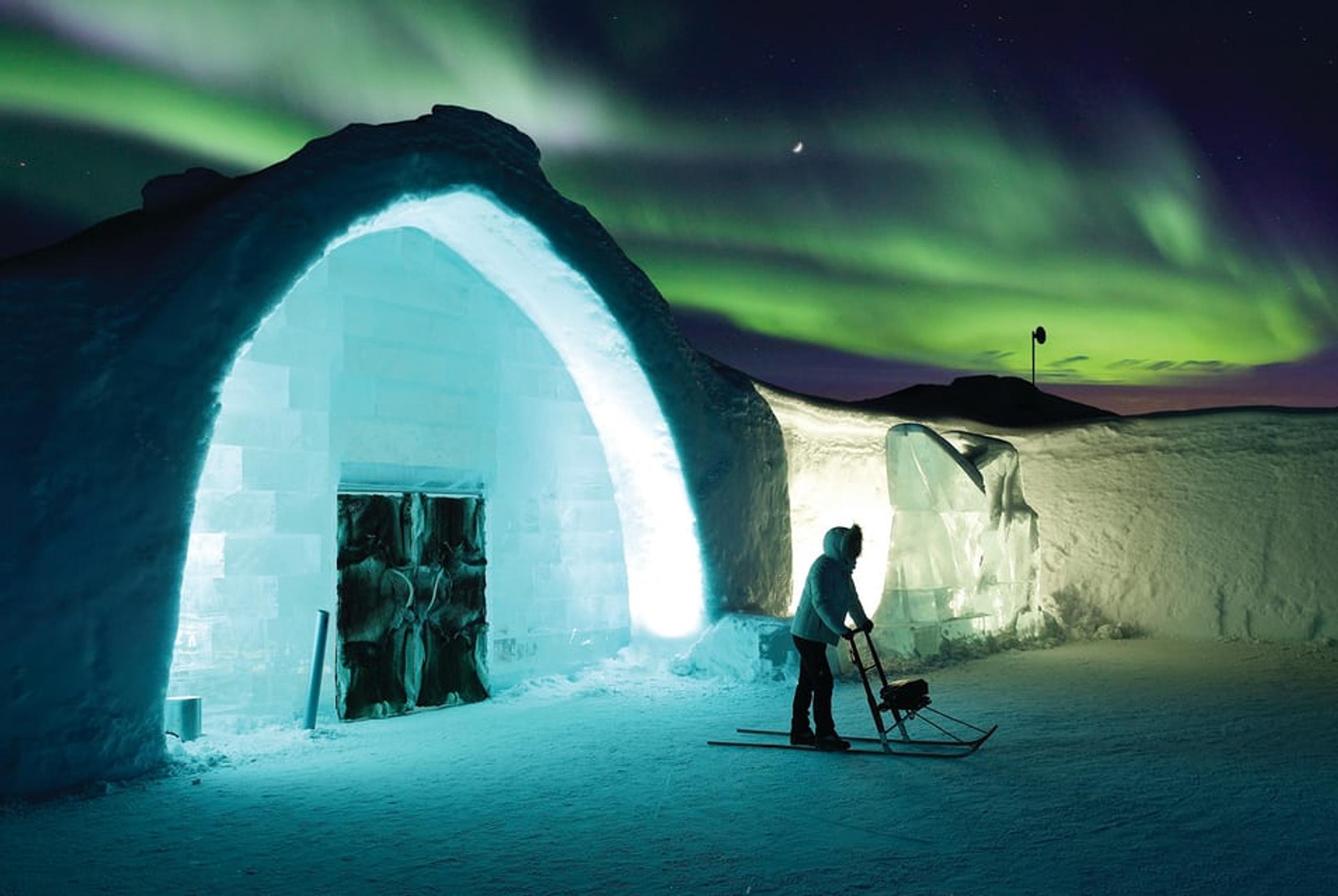 ice hotel in Sweden