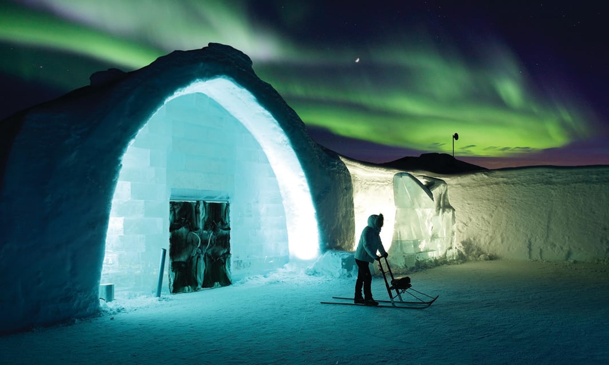 ice hotel in Sweden