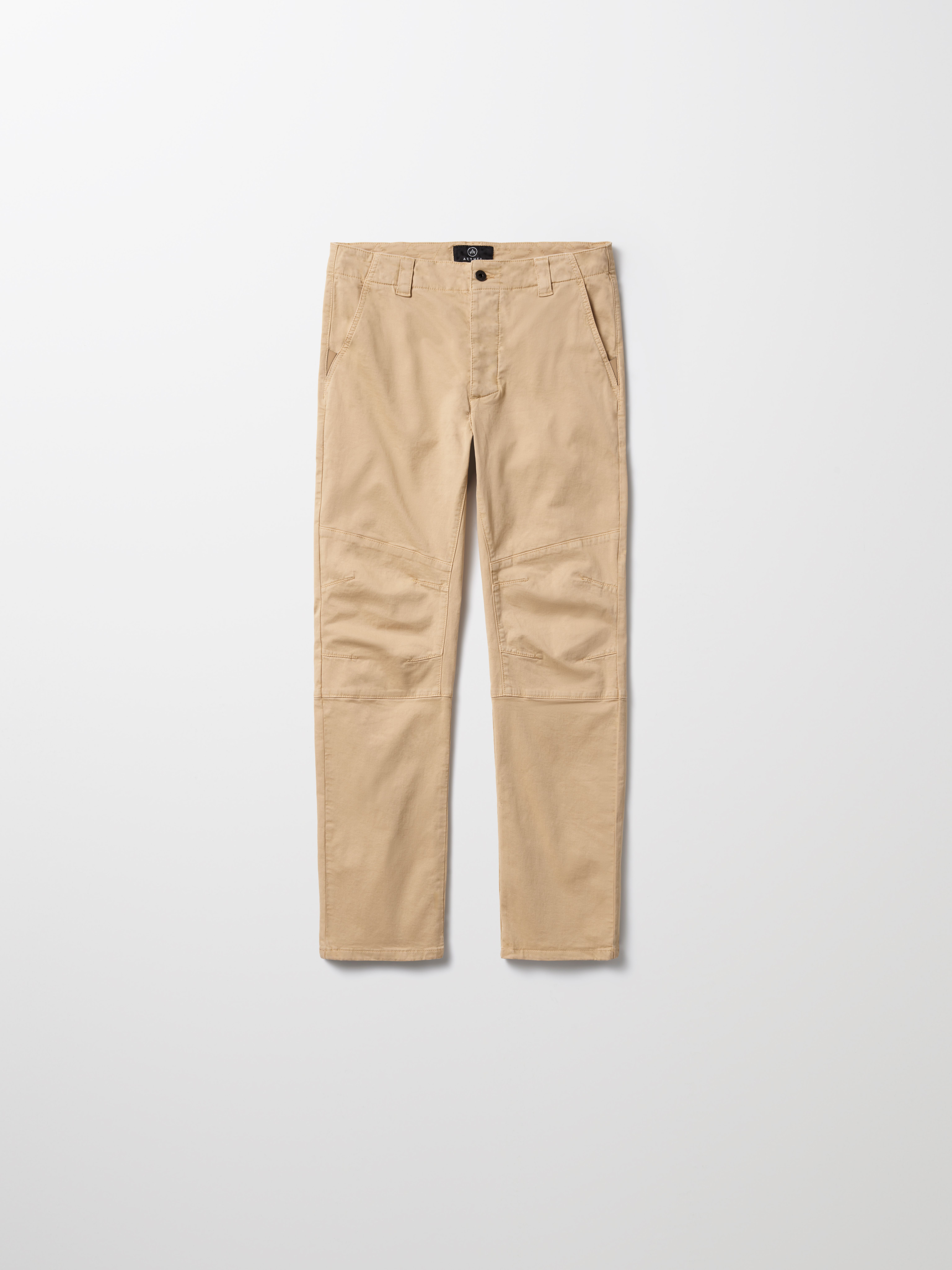 Flay lat of the Gabriel Articulated Chino in Desert Tan