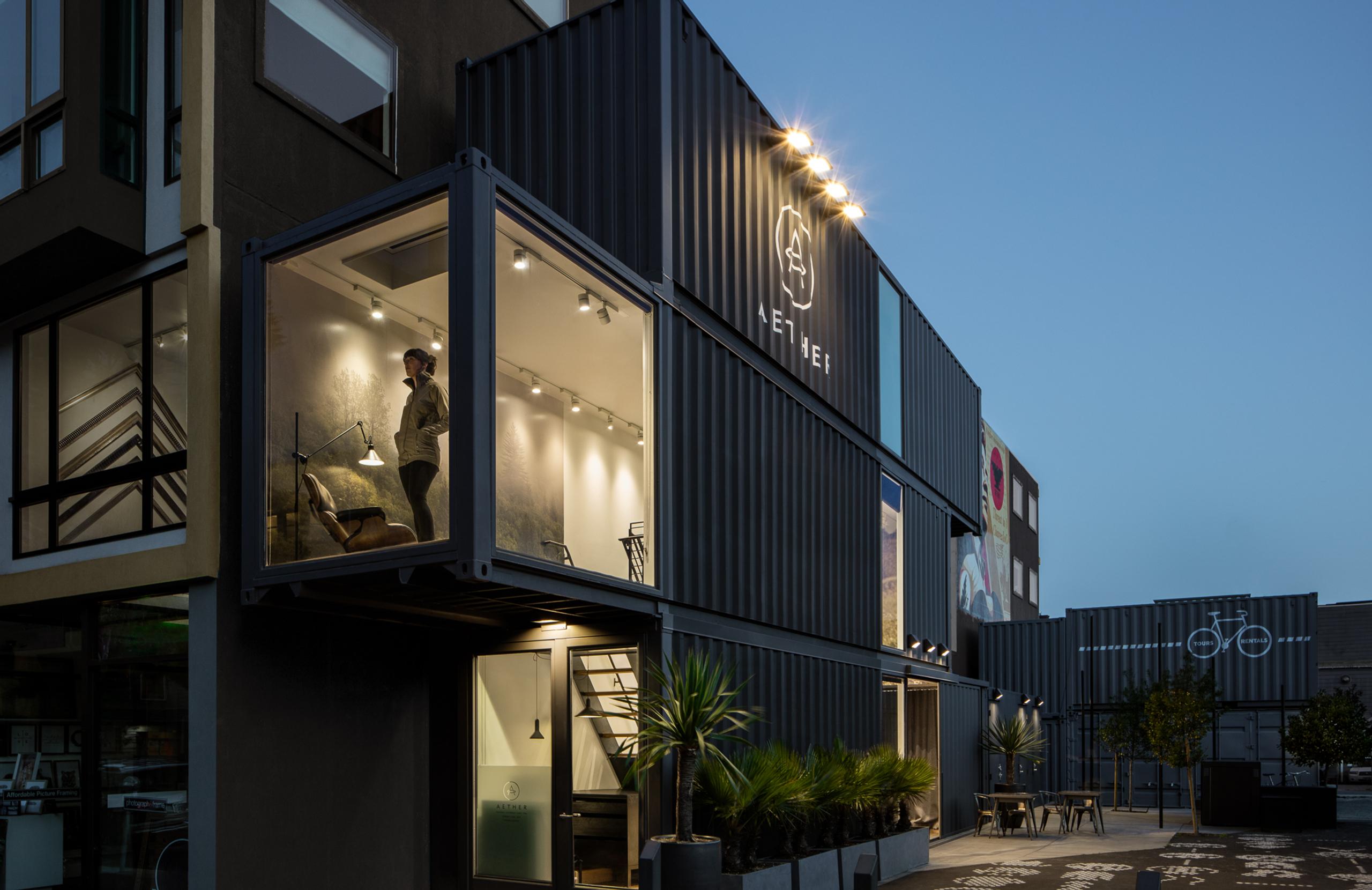 Exterior of AETHER San Francisco store
