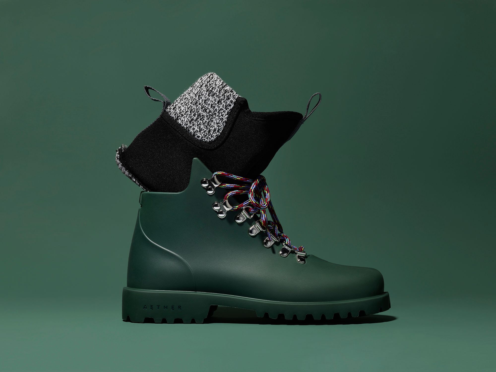 [Thom Browne]★rain boots★Green MUSINSA | THOM BROWNE Mold Rubber Garden Boots - Green