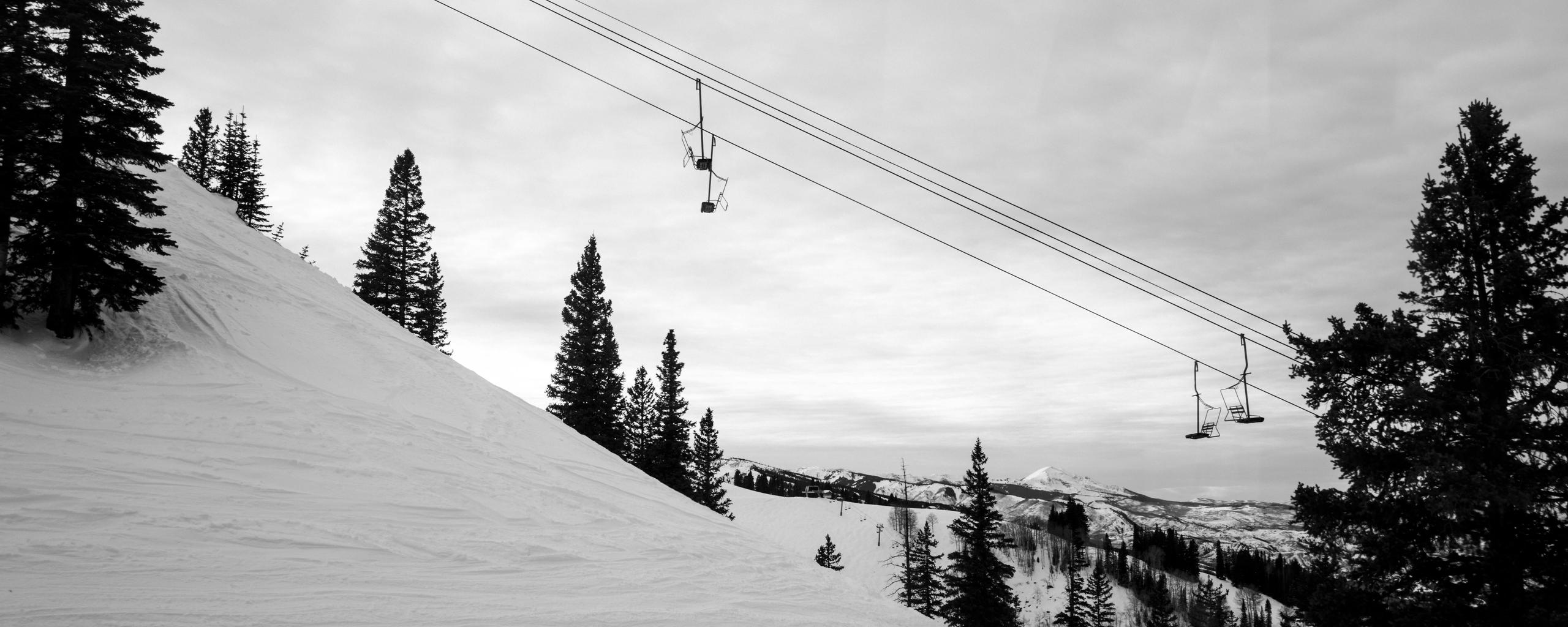 Ski lift in Aspen, Colorado
