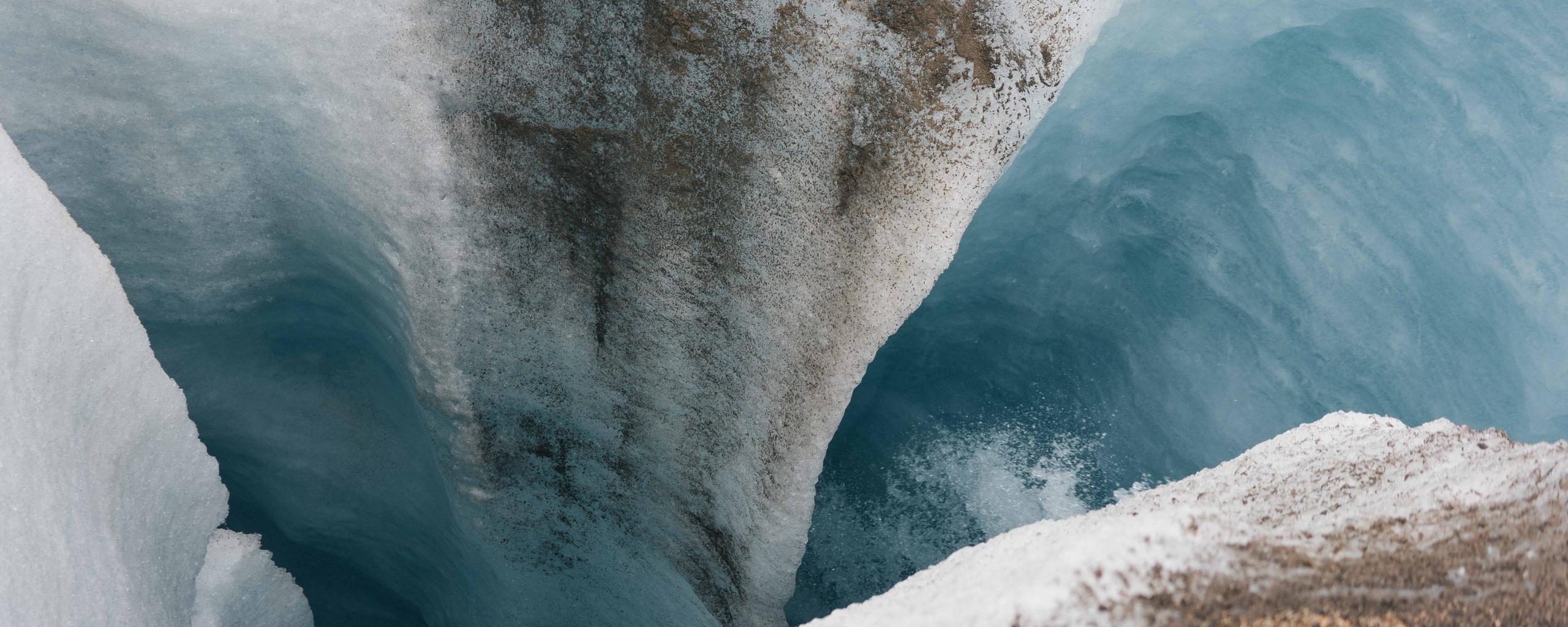 Ice cave in Alaska