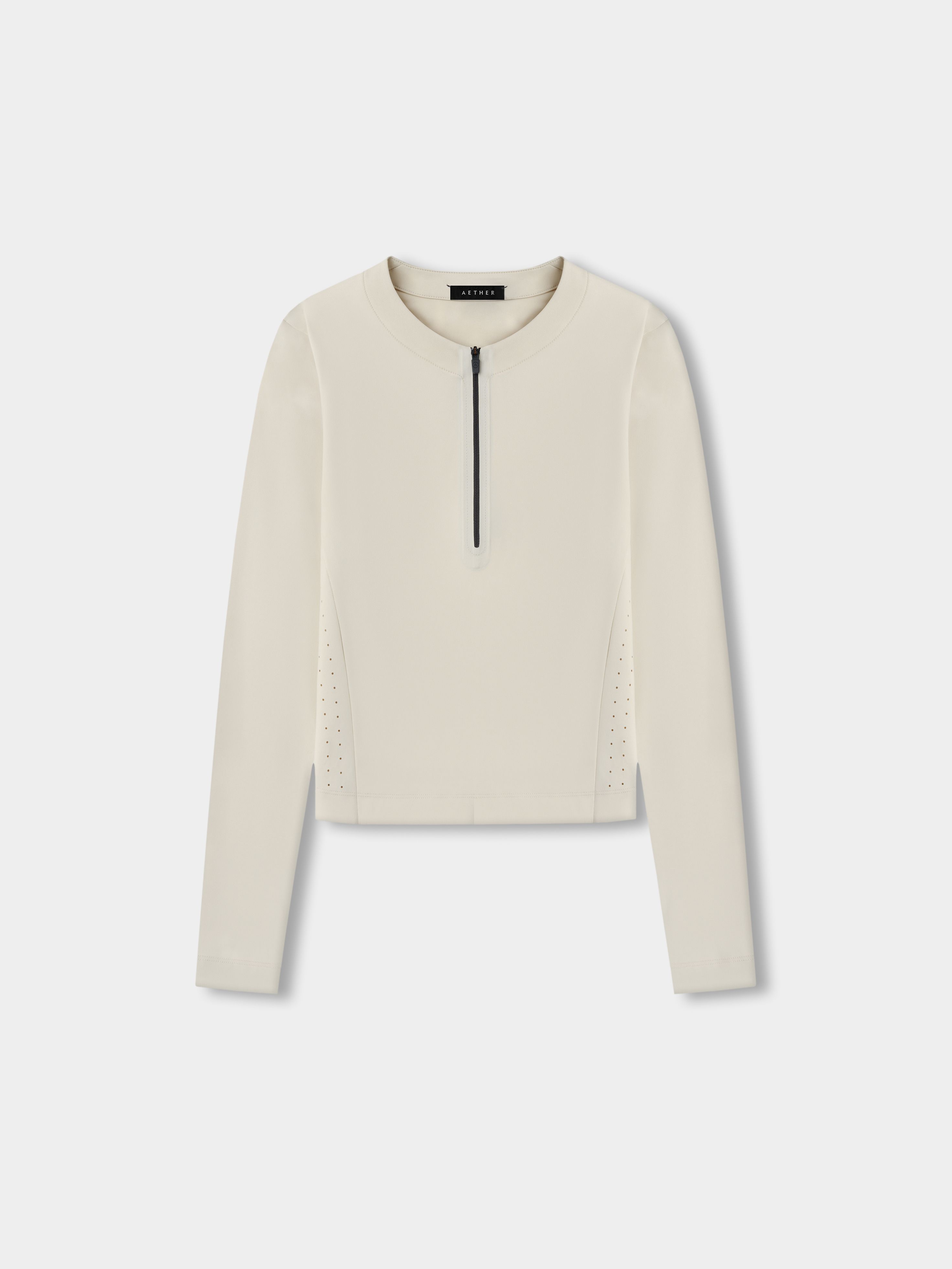 Flat lay of Kora Sunproof Shirt in Bone