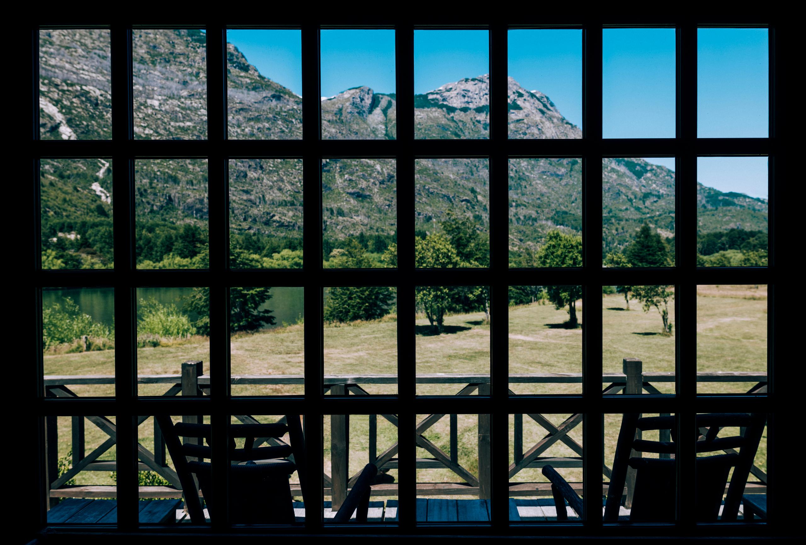 Scenic from a hotel in Patagonia.
