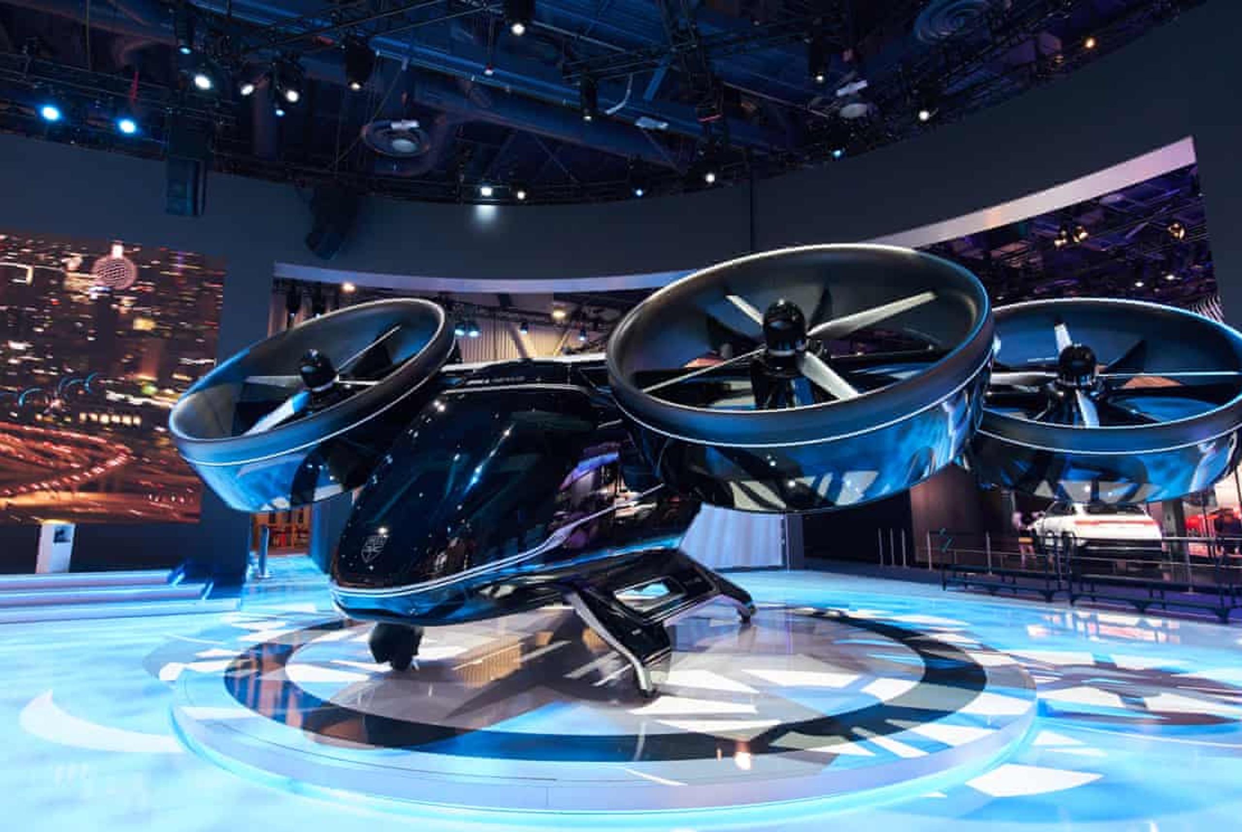 air-taxi concept model by Uber