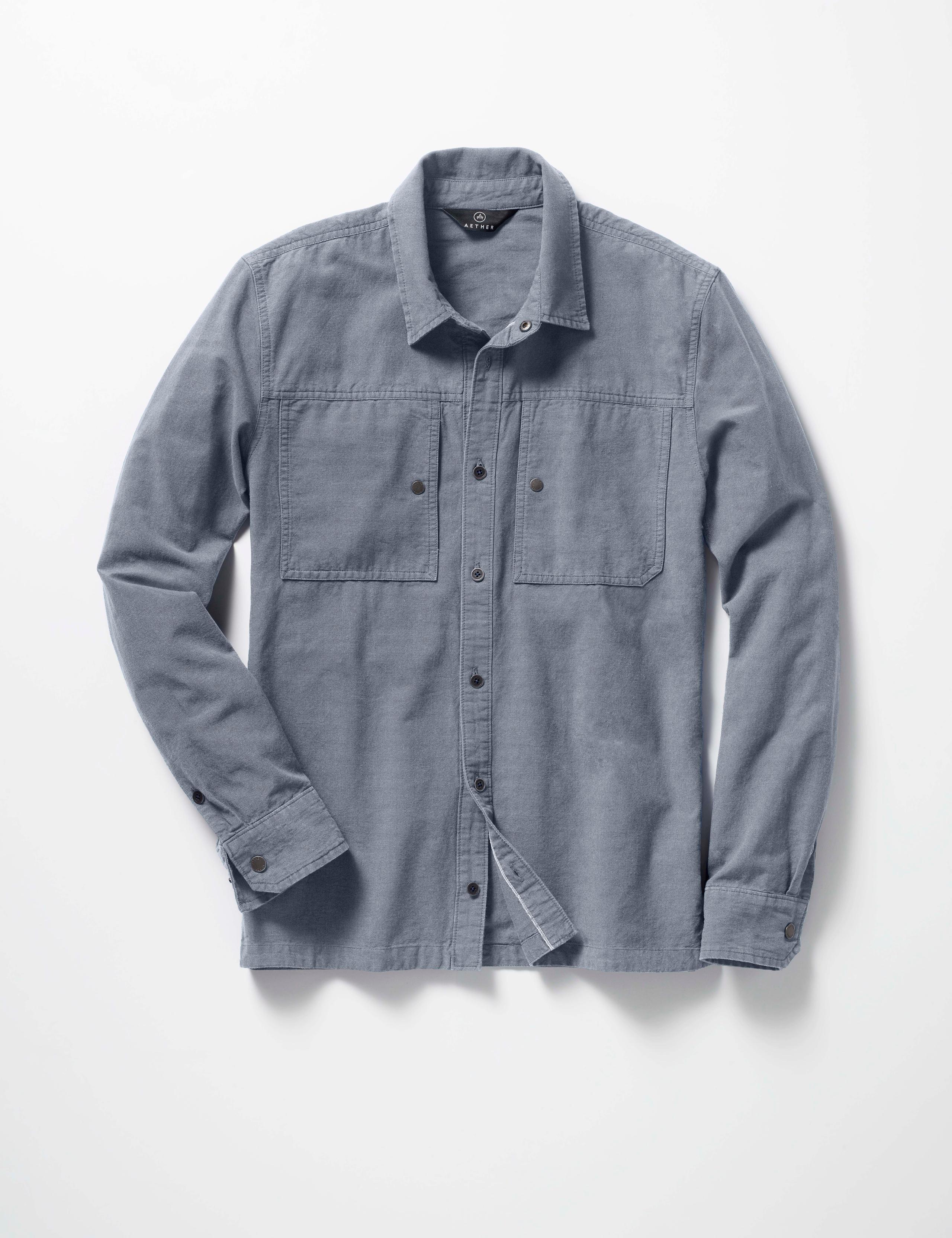 Detail of Chambray Button-Down collar