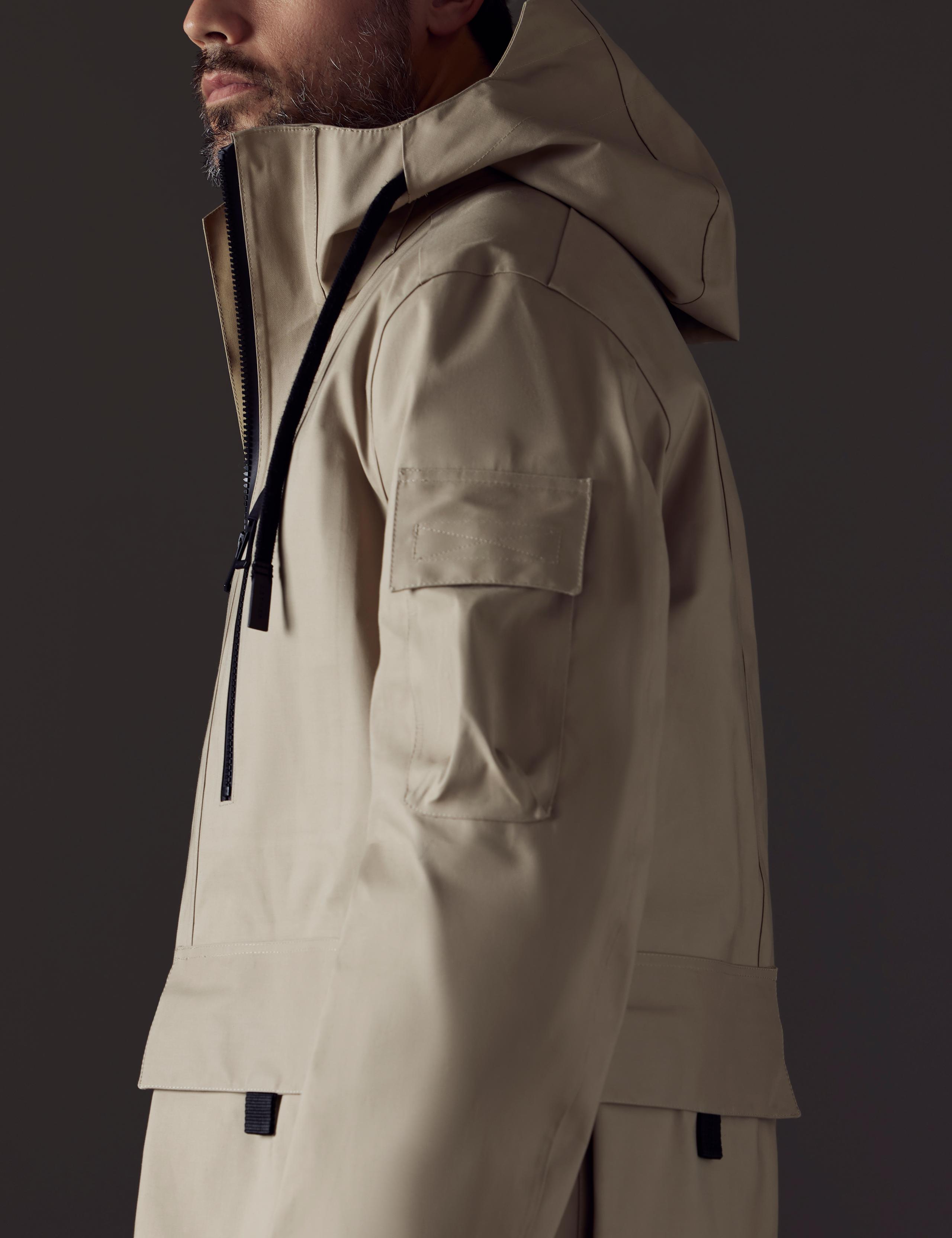 Detail of AETHER + Mackintosh Field Parka