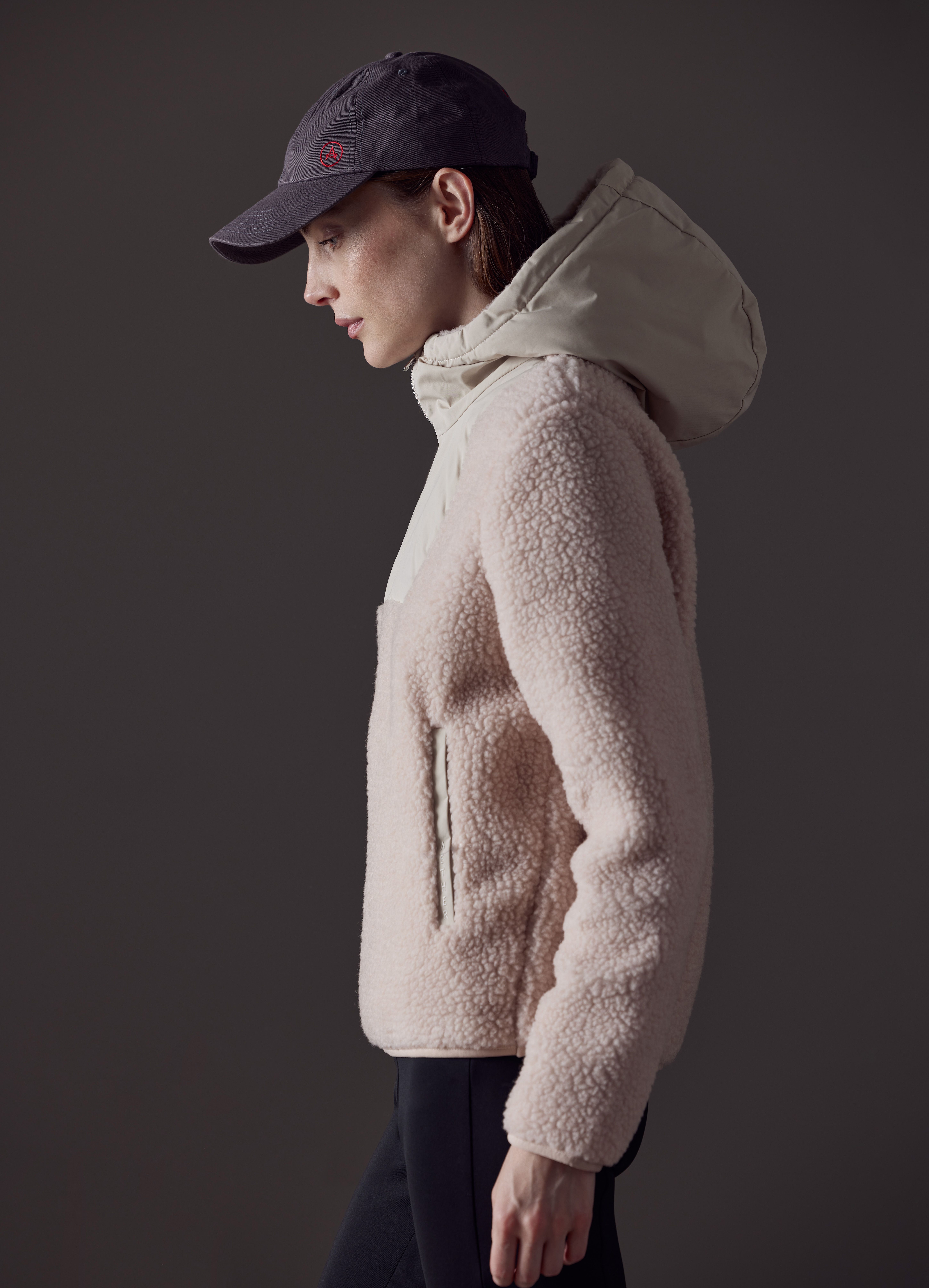 【Raucohouse】Peach Hood Short Field Jumper Style & Co Women's Hoodie Sweatshirt (X-Small, Peach Sherbet