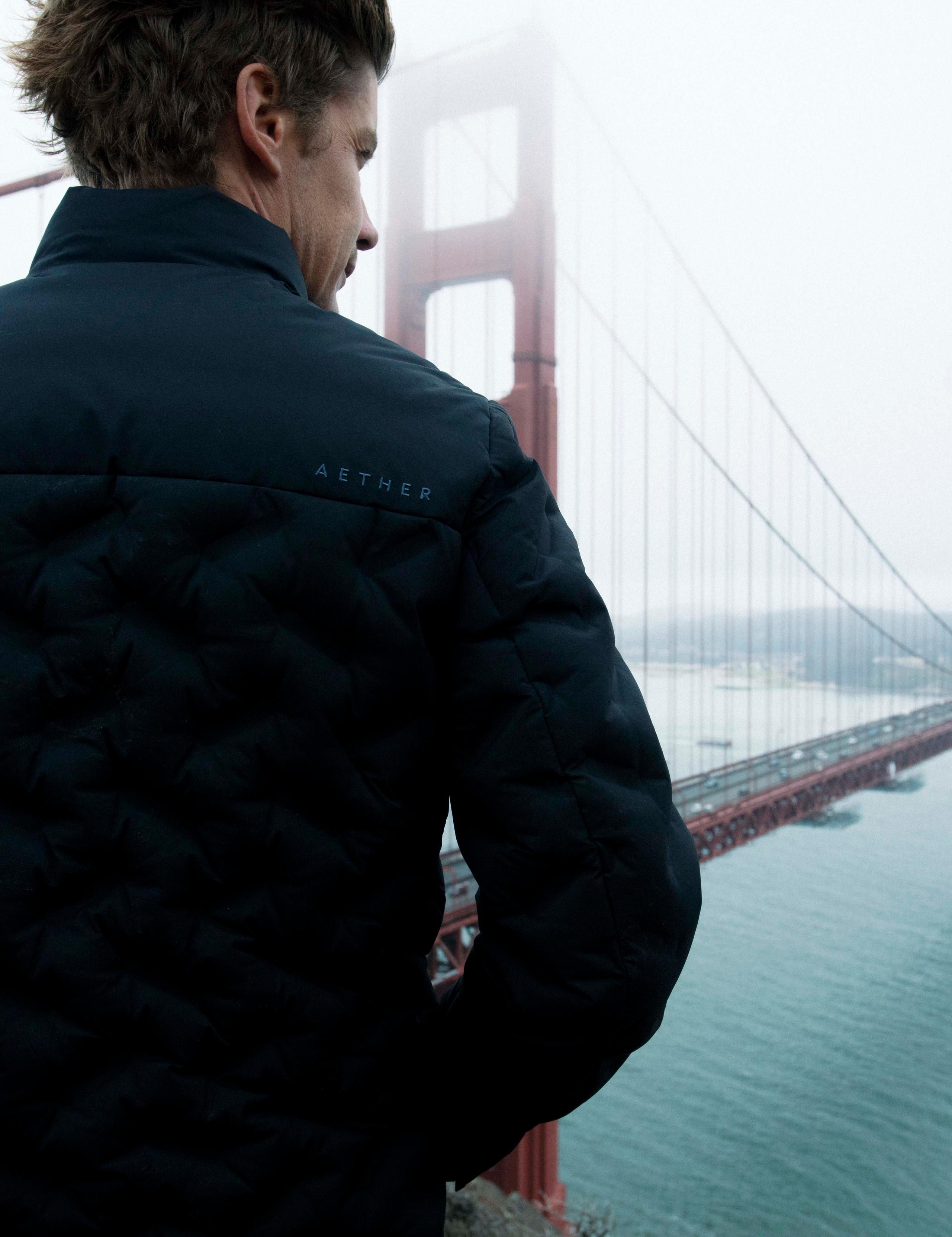 Man wearing Rex Jacket in San Francisco