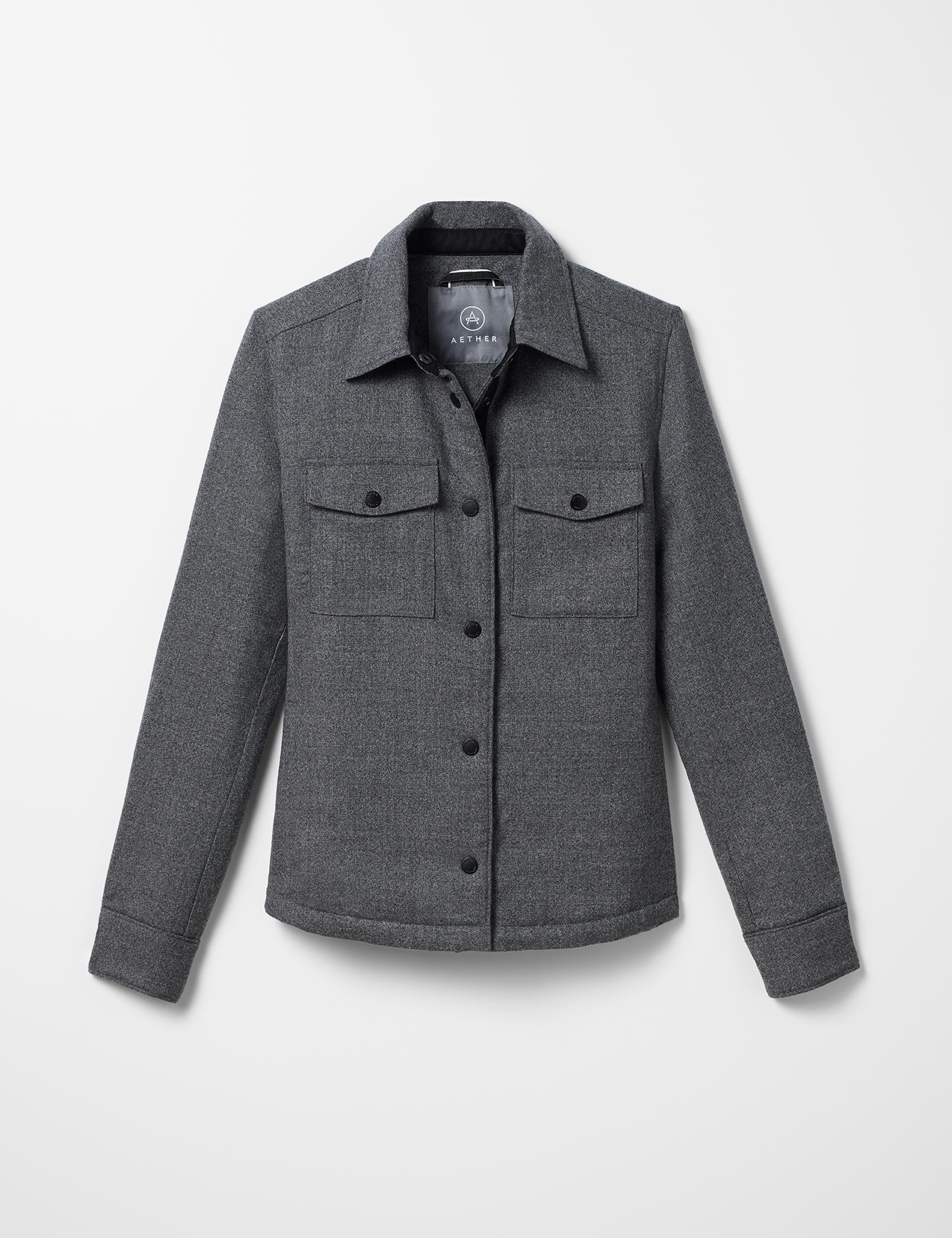 Studio lay-down of W Traction Insulated Shirt