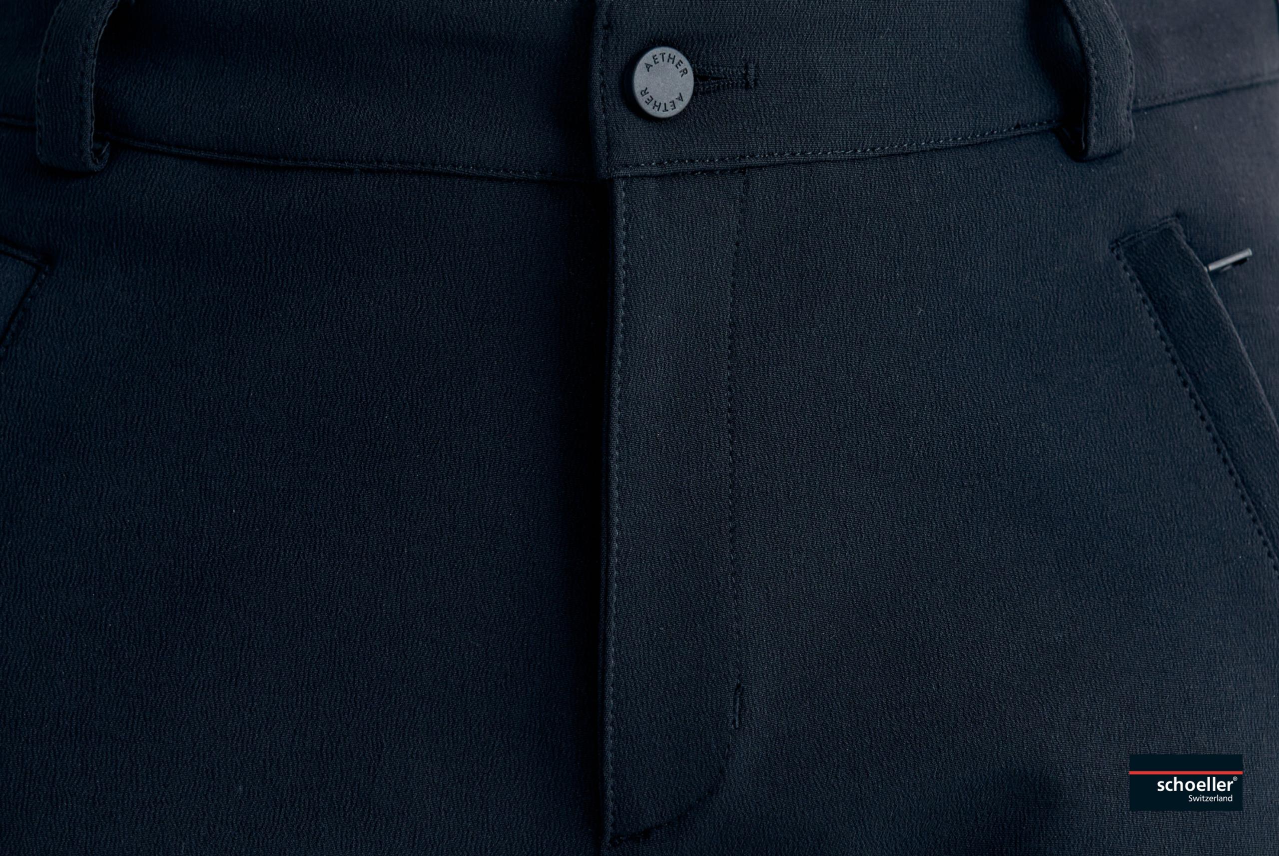 Closeup view of Schoeller® fabric pant