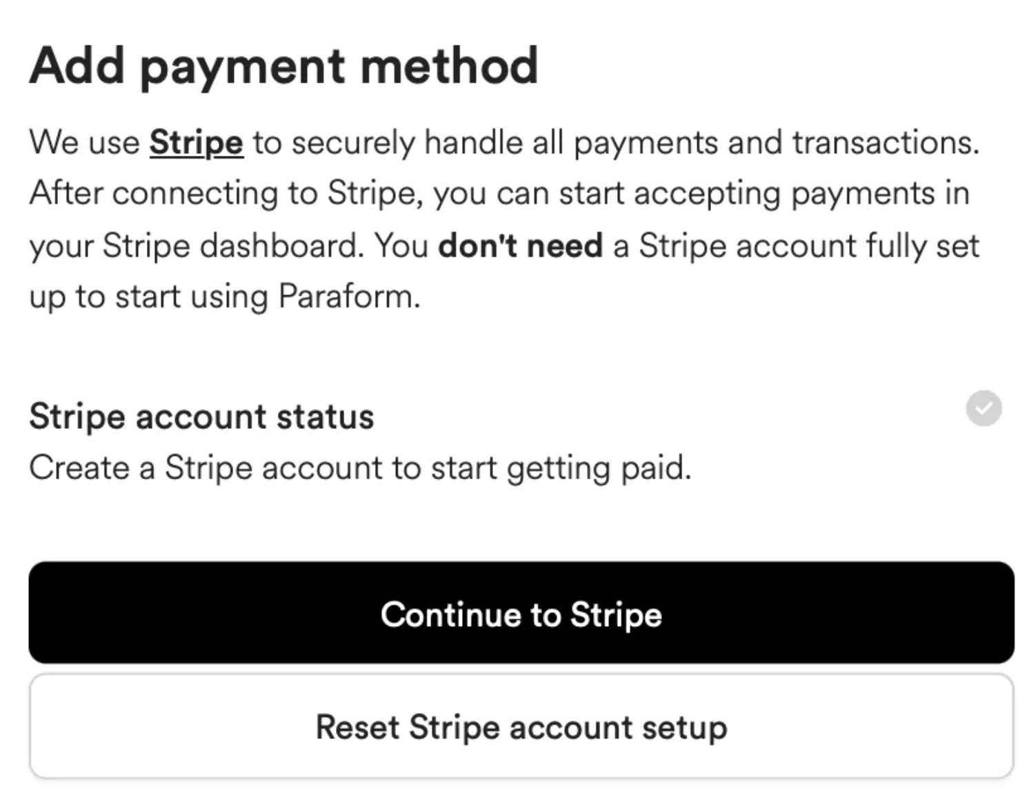 Add payment method screenshot
