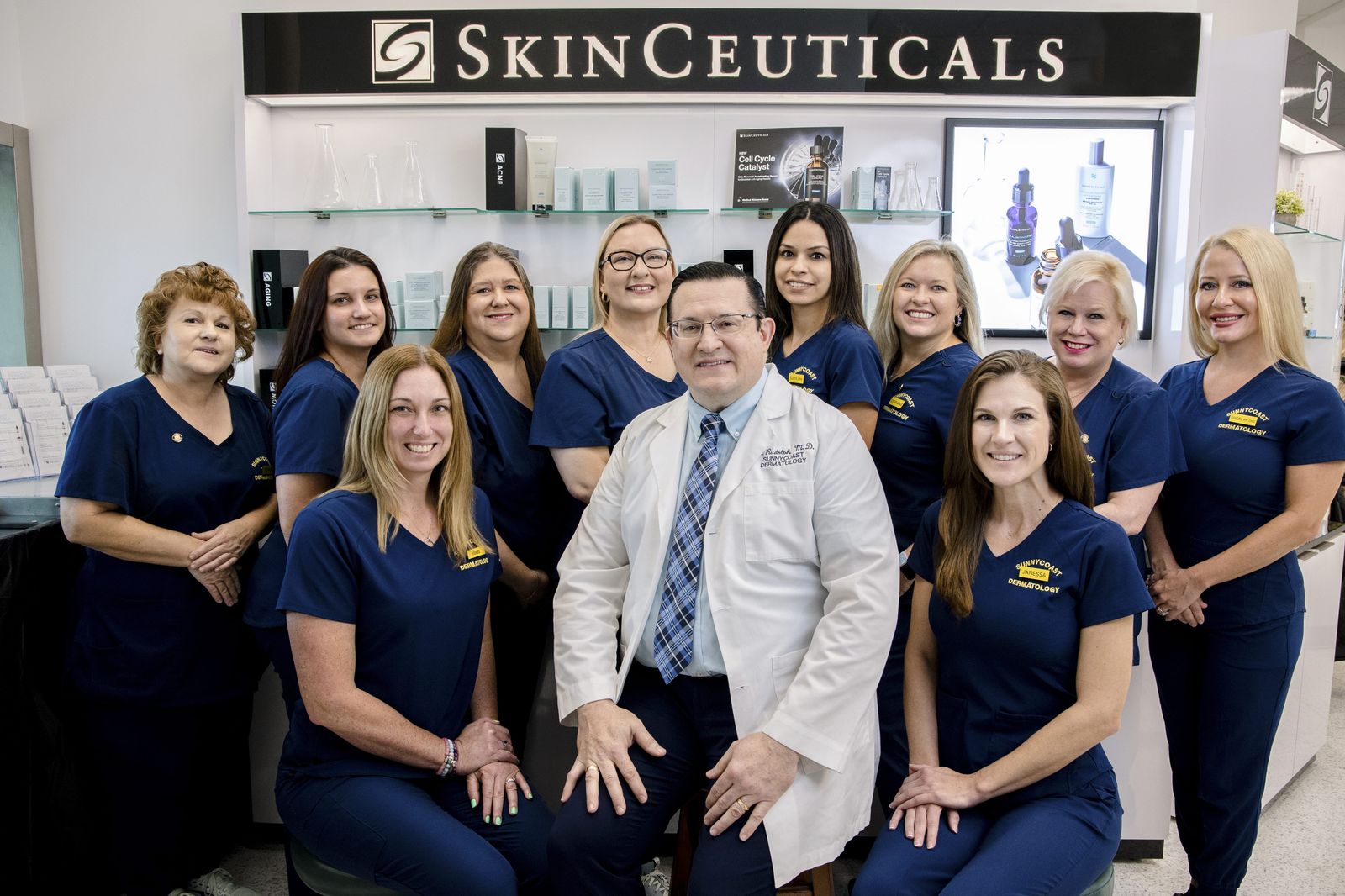 The Sunnycoast Dermatology team at the Vero Beach office