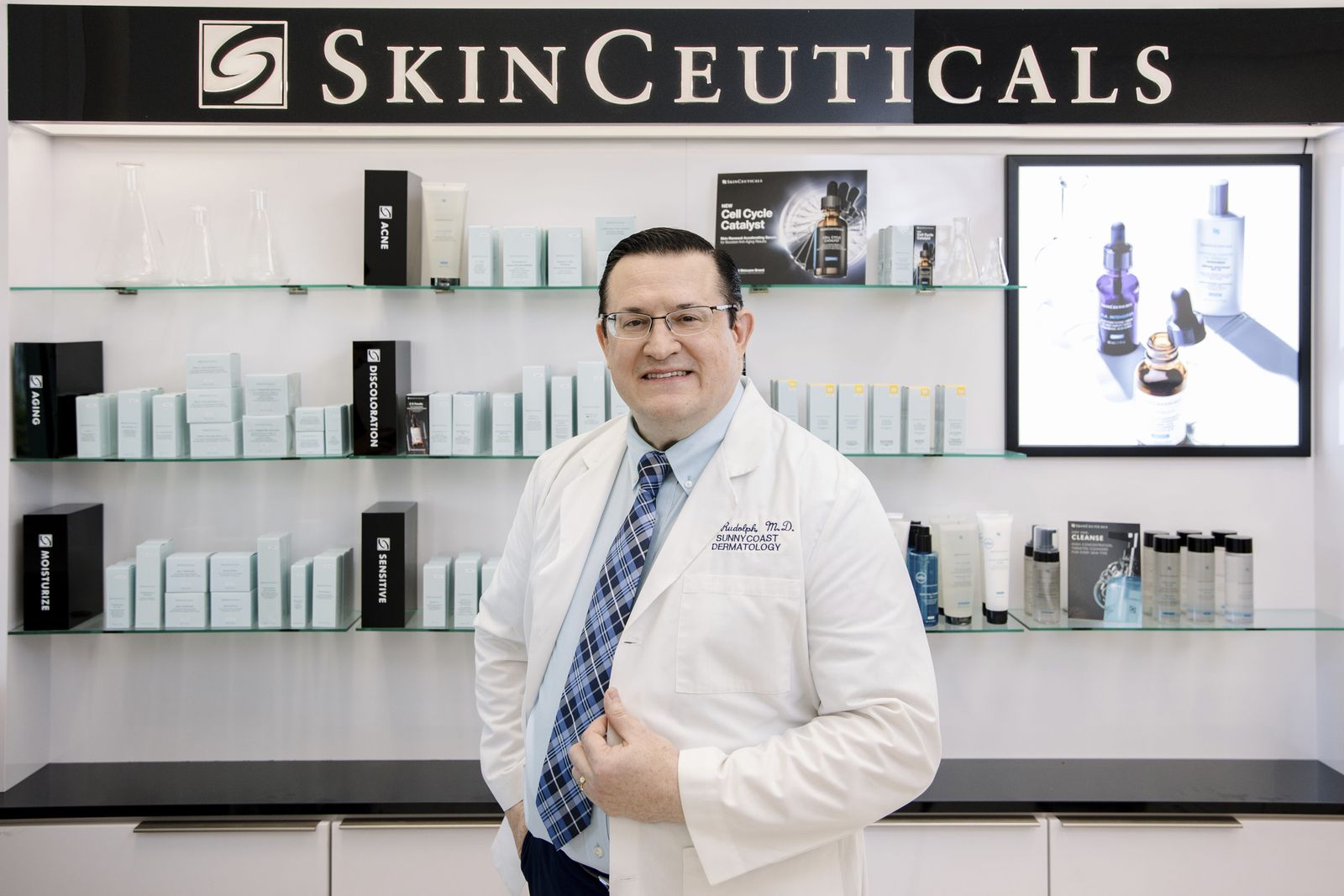 Dr. Ted Rudolph, board-certified dermatologist and Mohs surgeon at Sunnycoast Dermatology