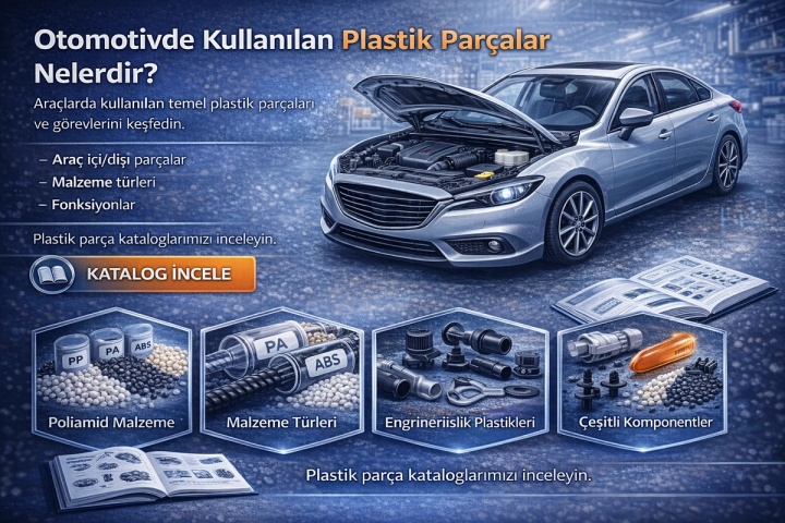Otomotivde Kullanılan Plastik Parçalar Nelerdir? Türleri, Malzemeleri ve Fonksiyonları
