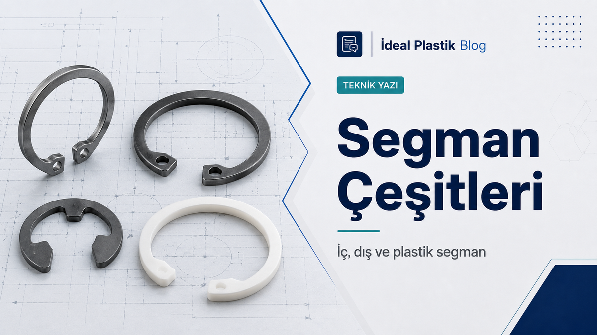 İç segman, dış segman ve plastik segman çeşitleri