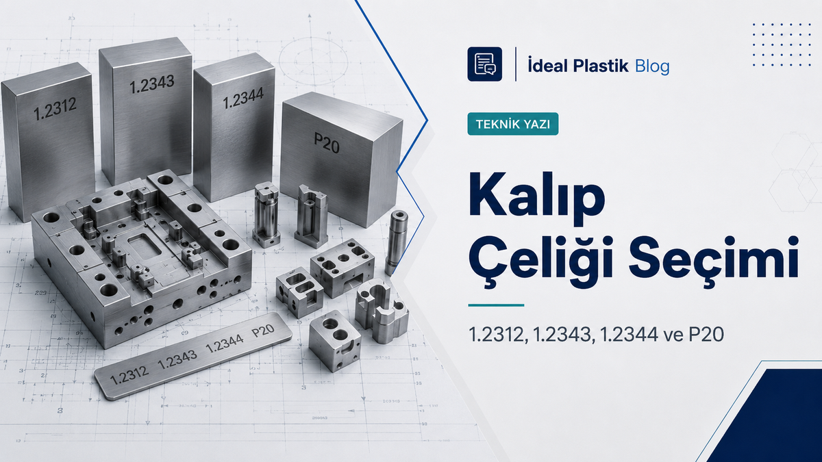 1.2312, 1.2343, 1.2344 ve P20 plastik kalıp çelikleri
