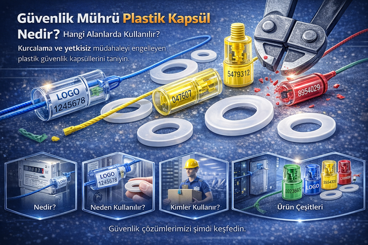 Güvenlik Mührü Plastik Kapsül Nedir? Özellikleri, Çeşitleri ve Kullanım Alanları