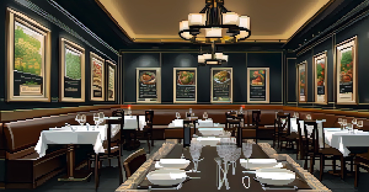 The interior of a Pittsburgh restaurant showcasing a mix of traditional Eastern European decor and modern design, with elegantly set tables.
