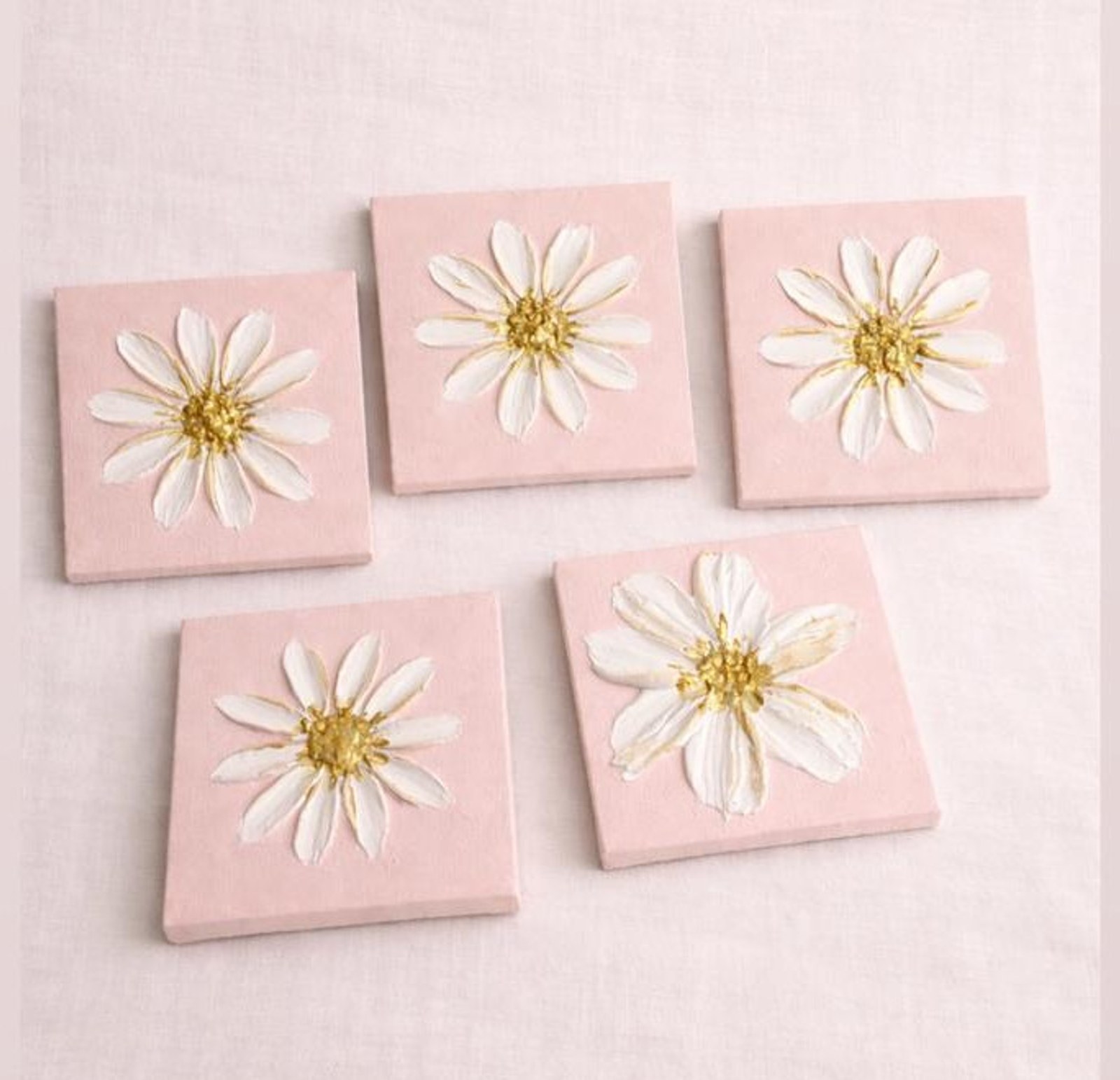 Untitled XIV — Acrylic on mini canvases