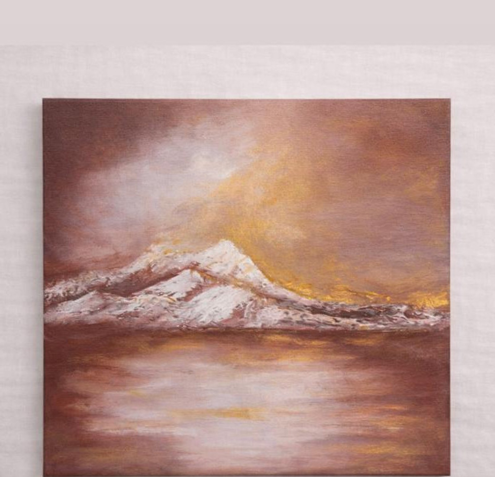 Textured Landscape — Acrylic on canvas